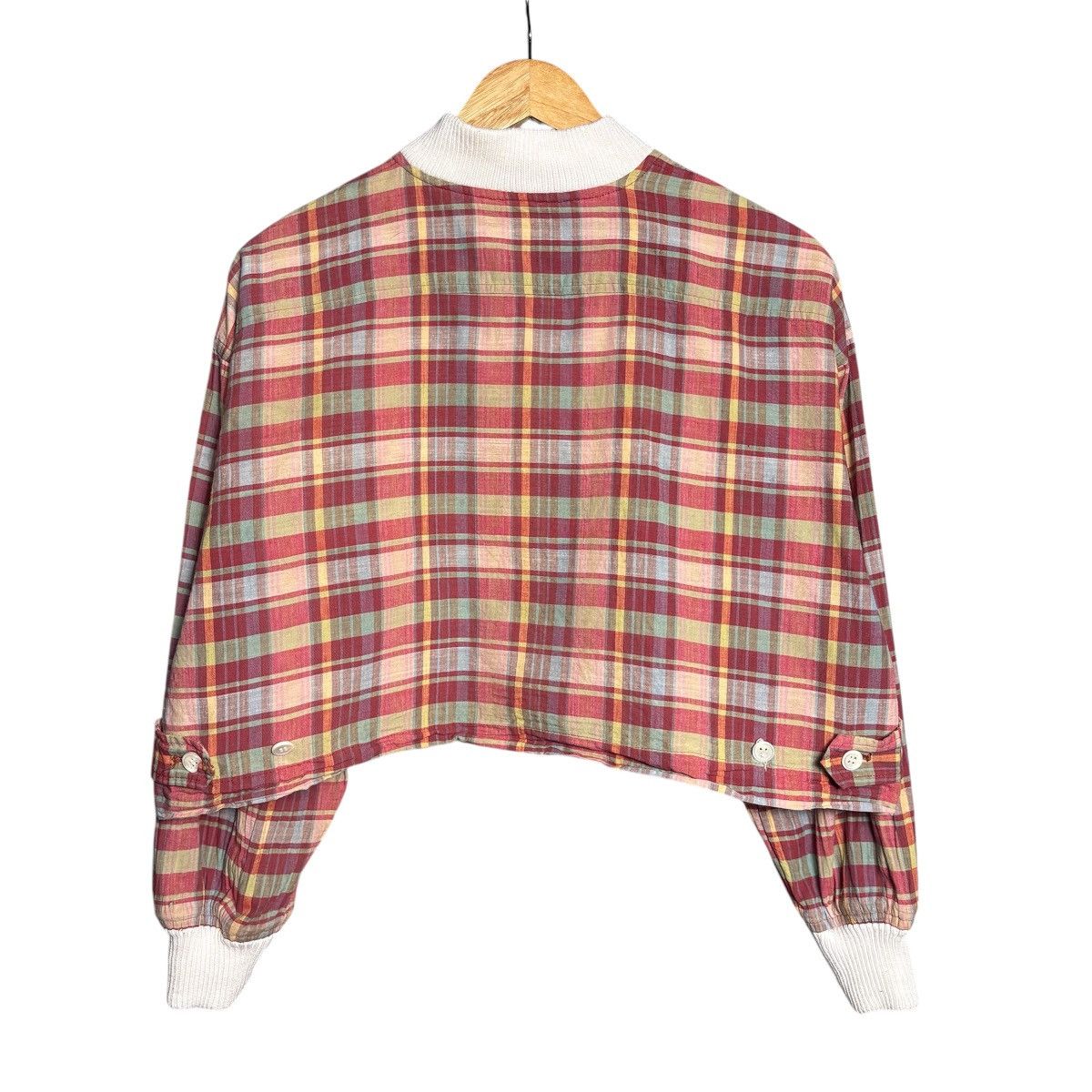 Comme des Garcons Comme des Garçons robe de chambre Striped Cropped Jacket Size L / US 10 / IT 46 - 2 Thumbnail
