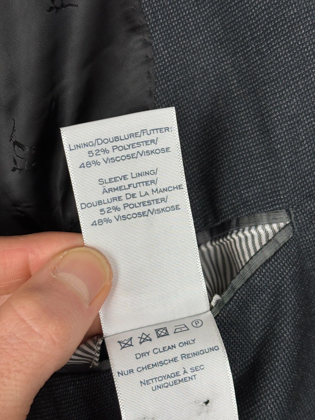 Charles Tyrwhitt Charles Tyrwhitt Super 120s Wool Blazer Size UK/US 44L EU 54 Size 44L - 13 Thumbnail