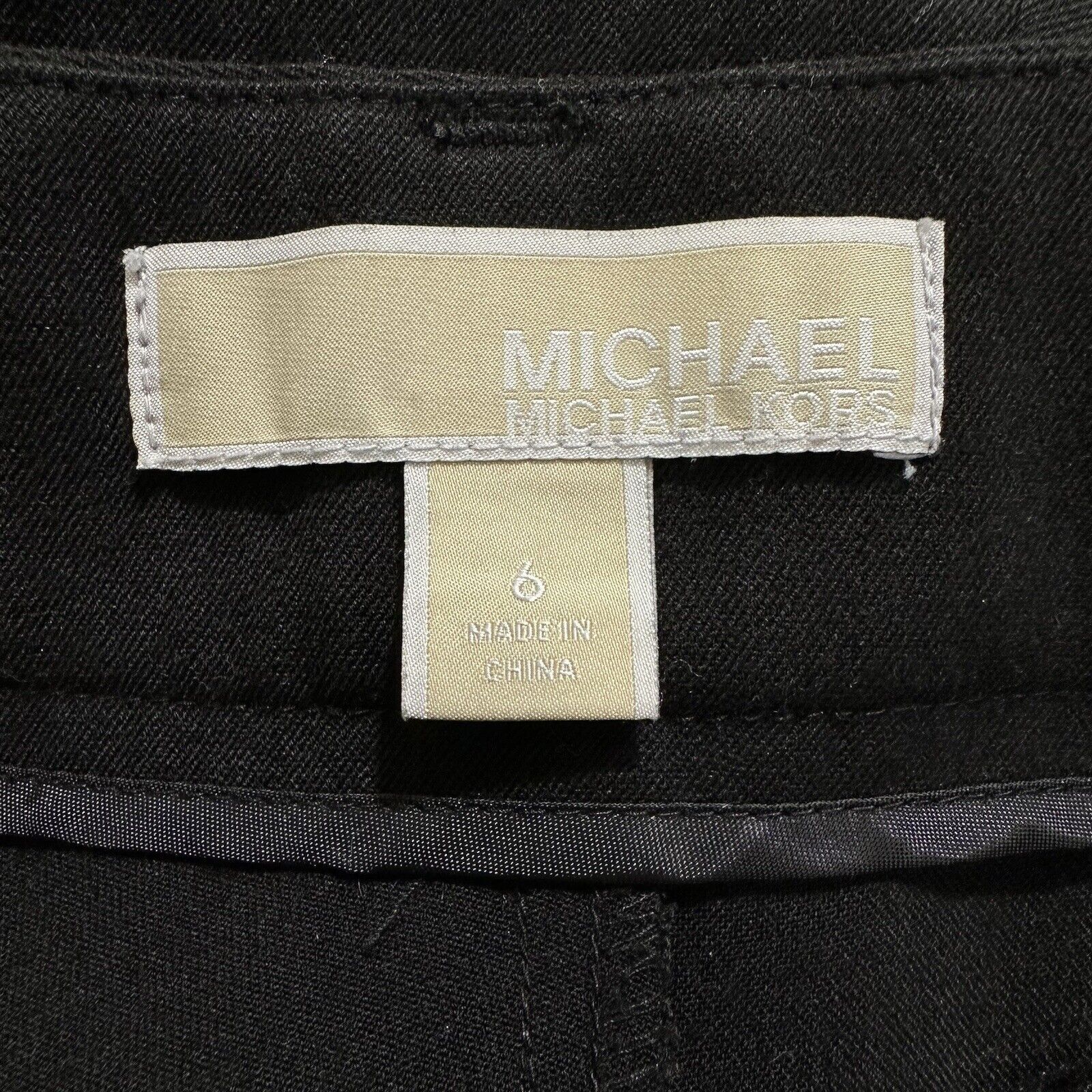 Other Michael Kors 6 Black Straight Leg Dress Pants 33x32 Size 28" / US 6 / IT 42 - 5 Thumbnail
