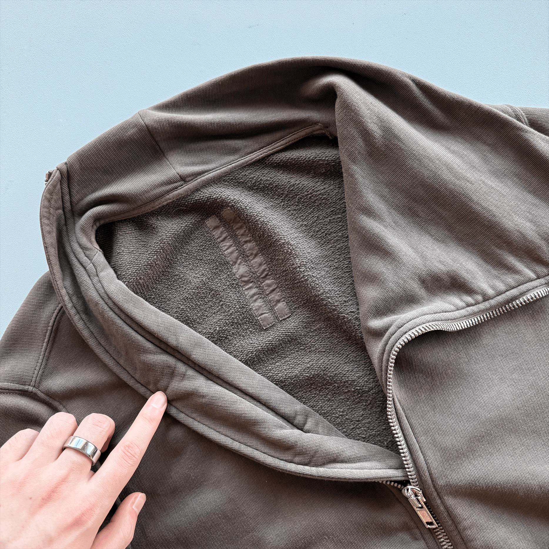 Rick Owens Drkshdw FW14 Moody Mountain Zip Up Hoodie Size US XL / EU 56 / 4 - 6 Thumbnail