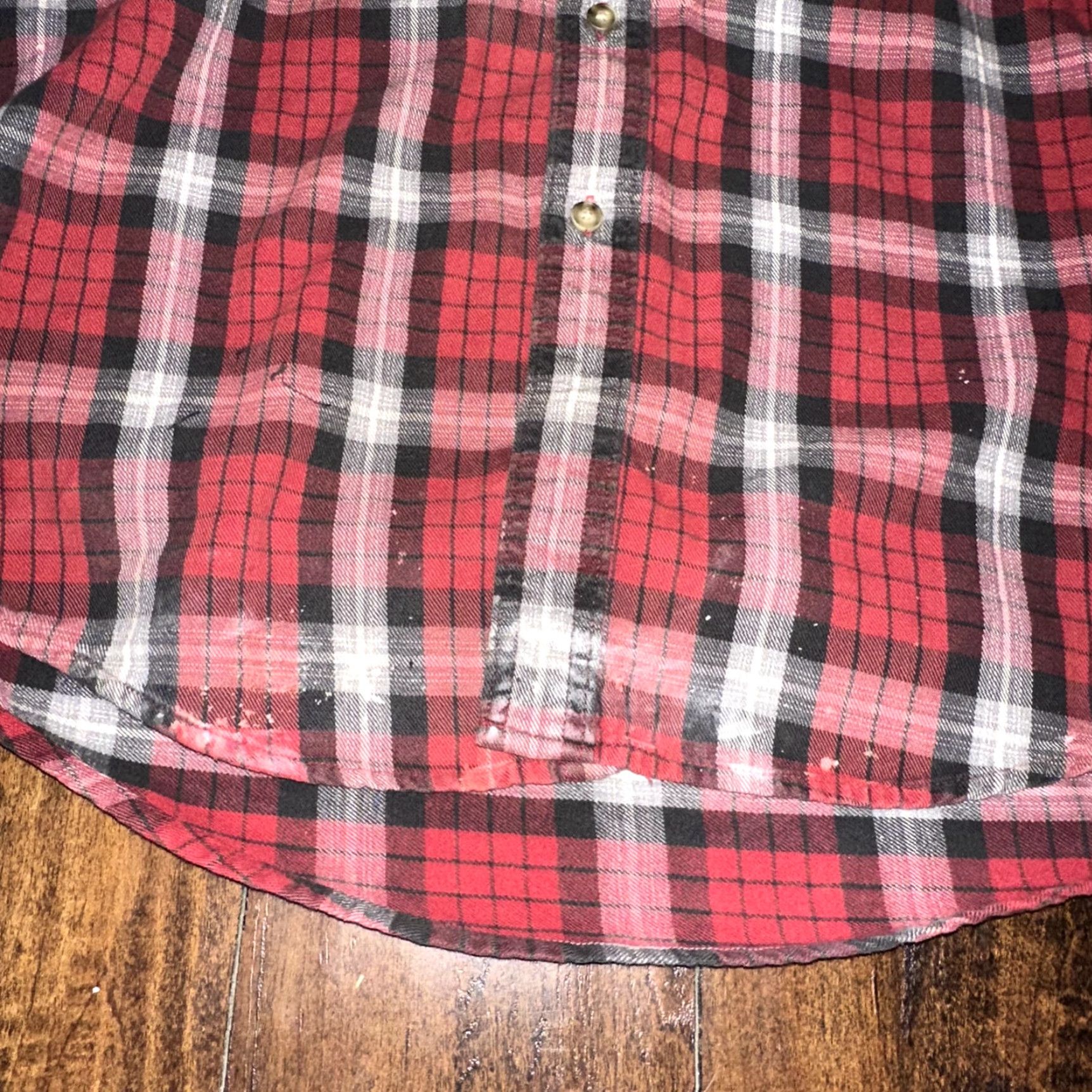 Vintage VINTAGE LL Bean Shirt Jacket Mens Medium Red Flannel Chore Barn Button Down Fall Basic Size US M / EU 48-50 / 2 - 3 Thumbnail