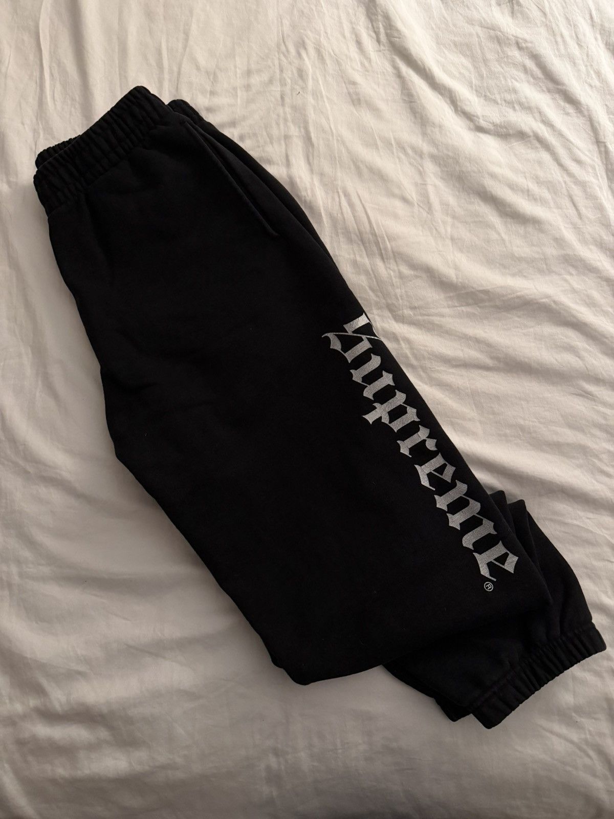 Supreme Supreme ‘Washed Old English’ Sweatpant Size US 30 / EU 46 - 1 Thumbnail