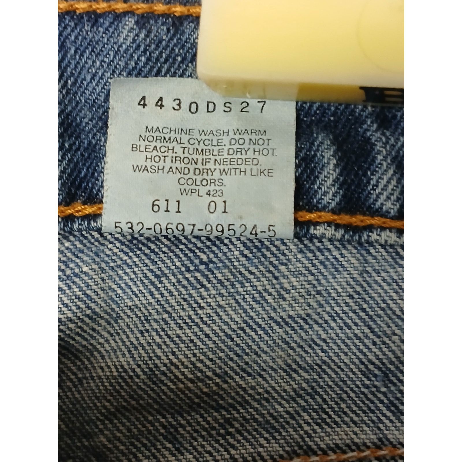 Levi's Levi's (20W ) Men's Relaxed Fit Tapered Leg Blue Denim Jeans Size US 36 / EU 52 - 7 Thumbnail