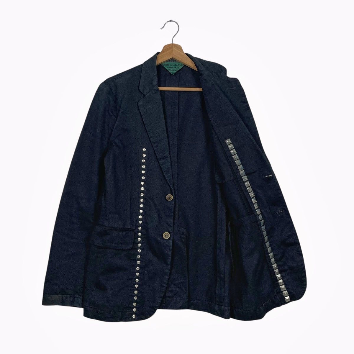 Comme des Garcons Homme Plus Comme Des Garcons Hoome Plus Evergreen Studded Jacket Size US S / EU 44-46 / 1 - 9 Thumbnail
