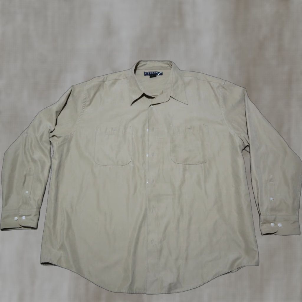 Vintage Ivy Crew Shirt Mens 2XL Button-Up Plaid Cotton Super Soft Long Sleeve Tan Brown 2XL Vintage? No. Size US XXL / EU 58 / 5 - 1 Thumbnail