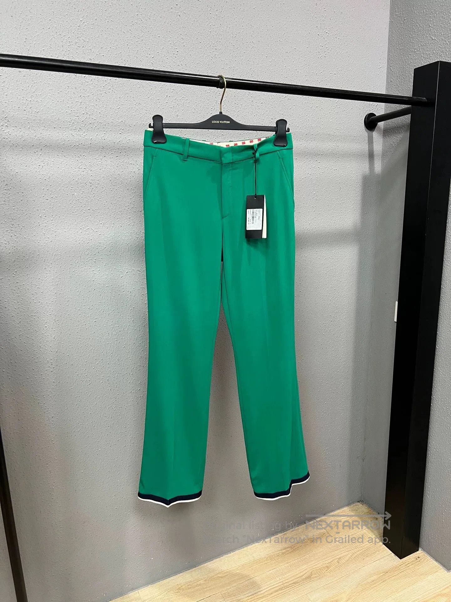Gucci gucci green trousers with original tag. Size US 42 / EU 58 - 1 Thumbnail