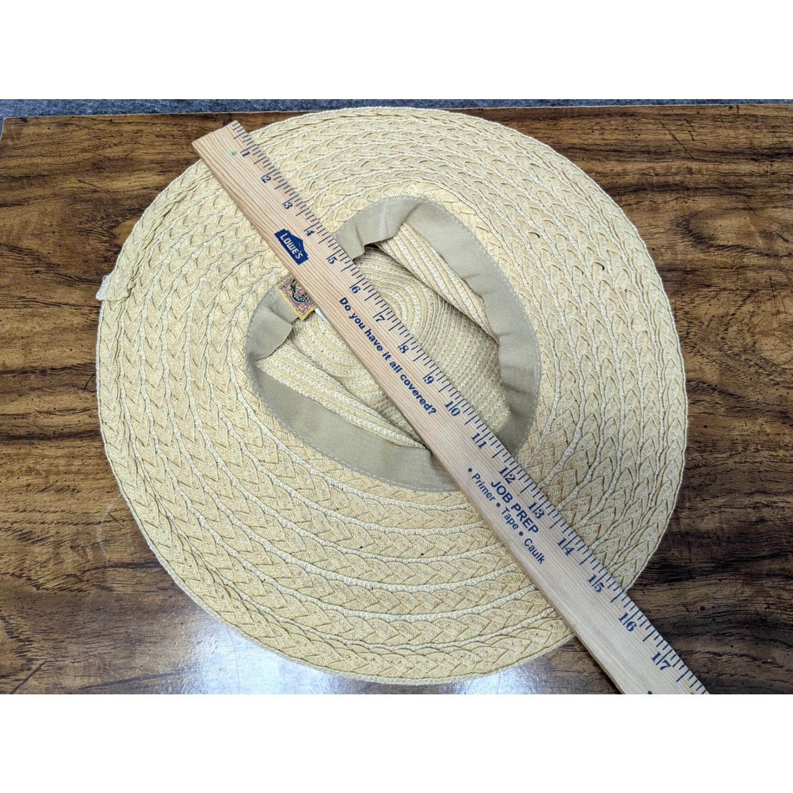 Vintage VINTAGE Scala Collezione Hat Wide Brim Beige One Size Womens Sun Beach Travel Casual Size ONE SIZE - 5 Thumbnail