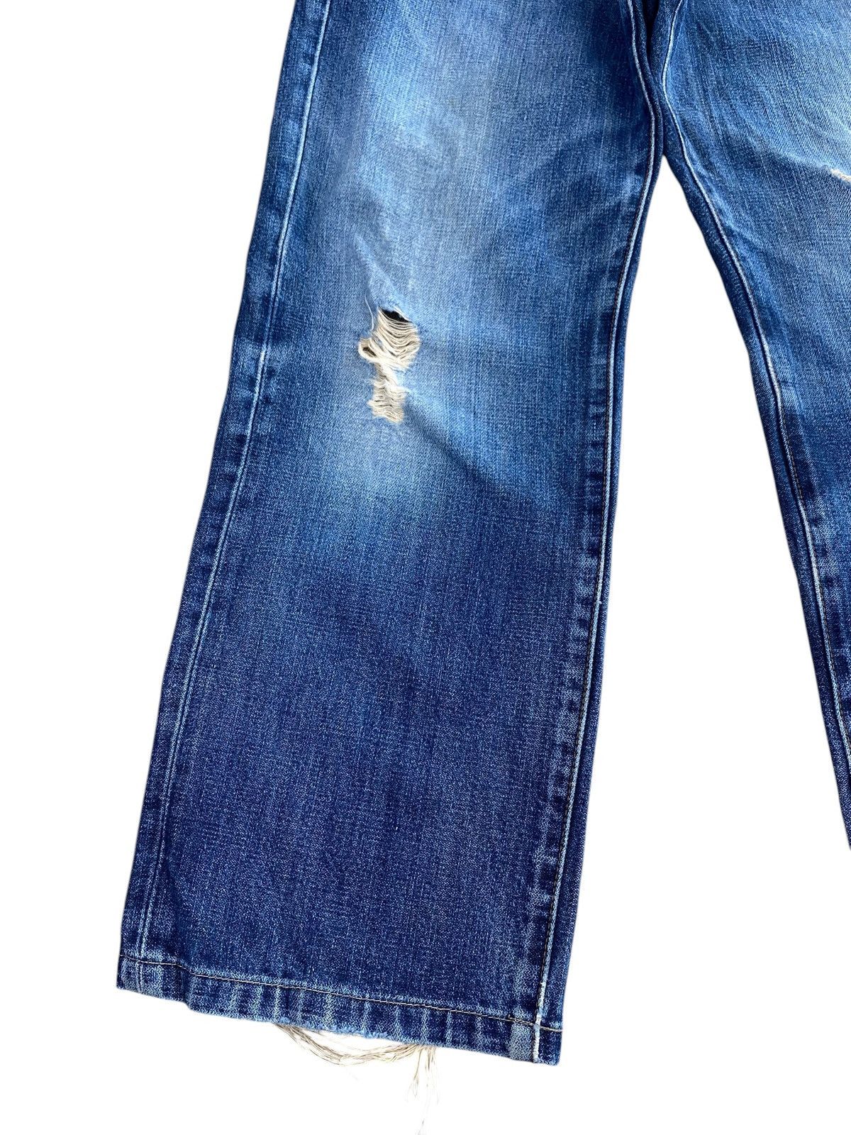 Wrangler Wrangler Brand Faded Wash Ripped Style Loose Jeans Size US 28 / EU 44 - 5 Thumbnail