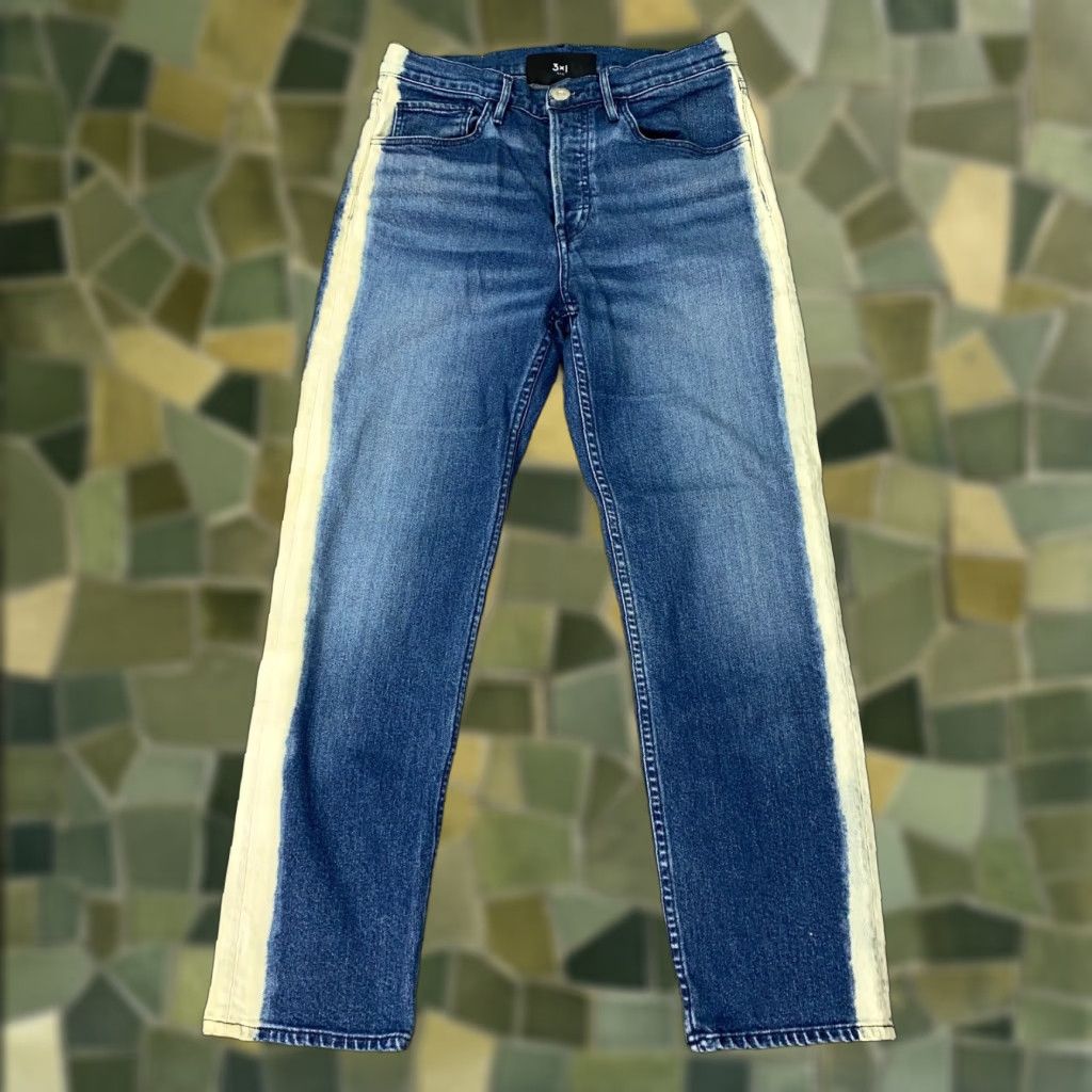 3x1 3x1 NYC Womens Jeans Size 26 Blue Mid-Rise Stretch Denim 5-Pocket Regular Fit Size 28" / US 6 / IT 42 - 1 Thumbnail