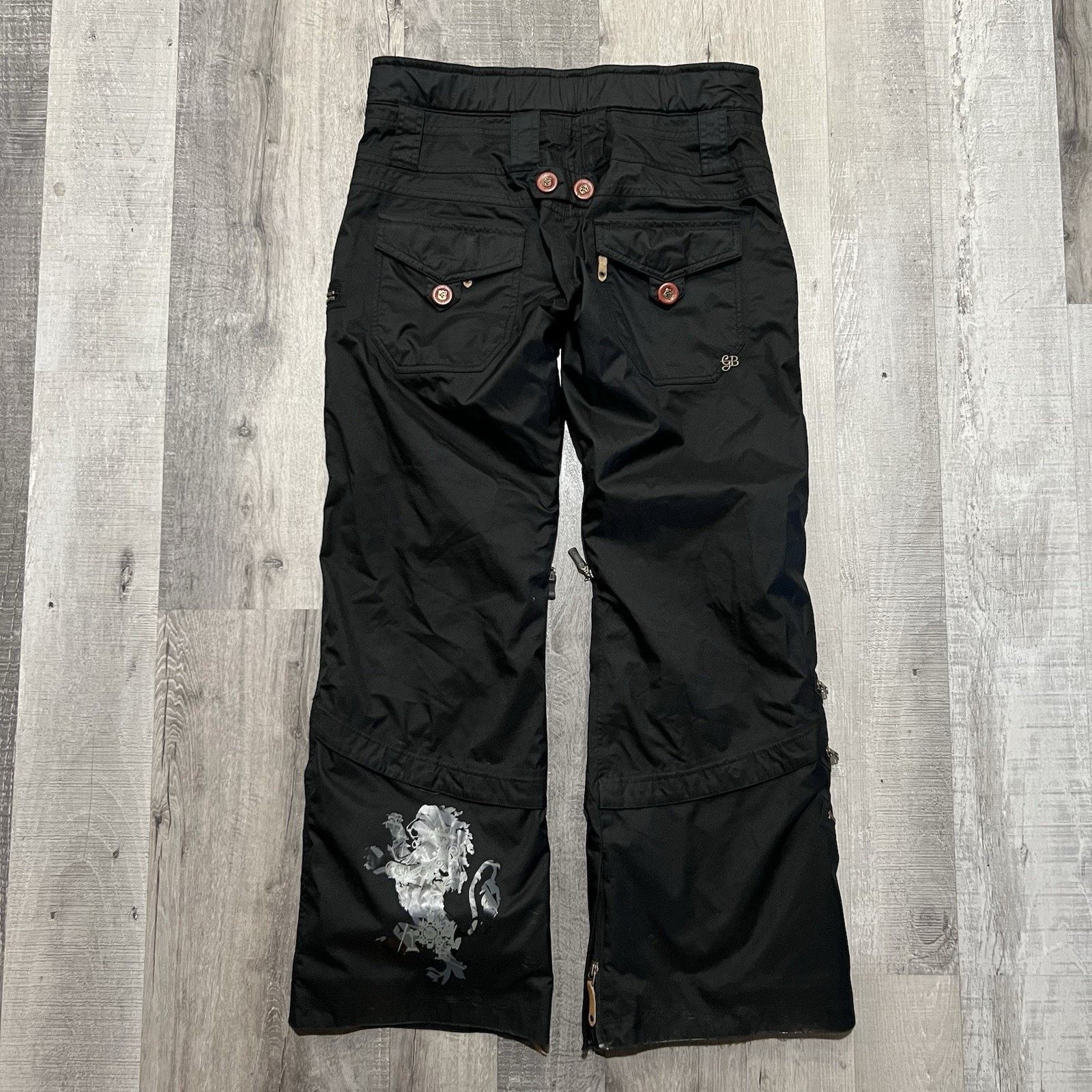 Oakley Oakley Snow Pants Black Ski Snowboard Bootcut Low Rise Size 32" / US 10 / IT 46 - 2 Thumbnail