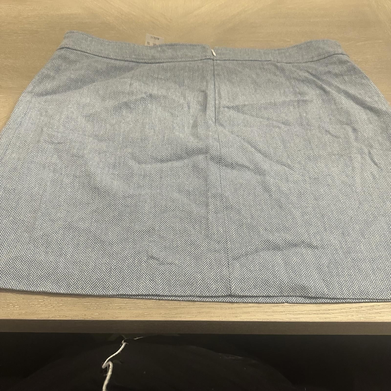 J.Crew J. Crew New with tags Chic Herringbone Mini Skirt Size 42" / US 20 - 3 Thumbnail