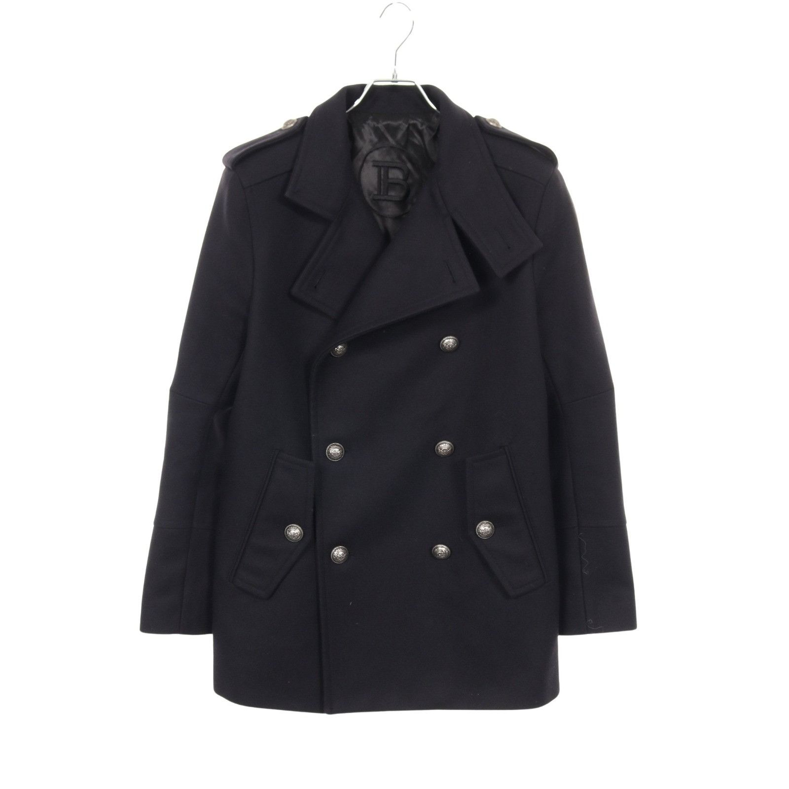Balmain Balmain Balmain Wool Outerwear Textile Outerwear DUTY FREE for USA Size ONE SIZE - 1 Thumbnail