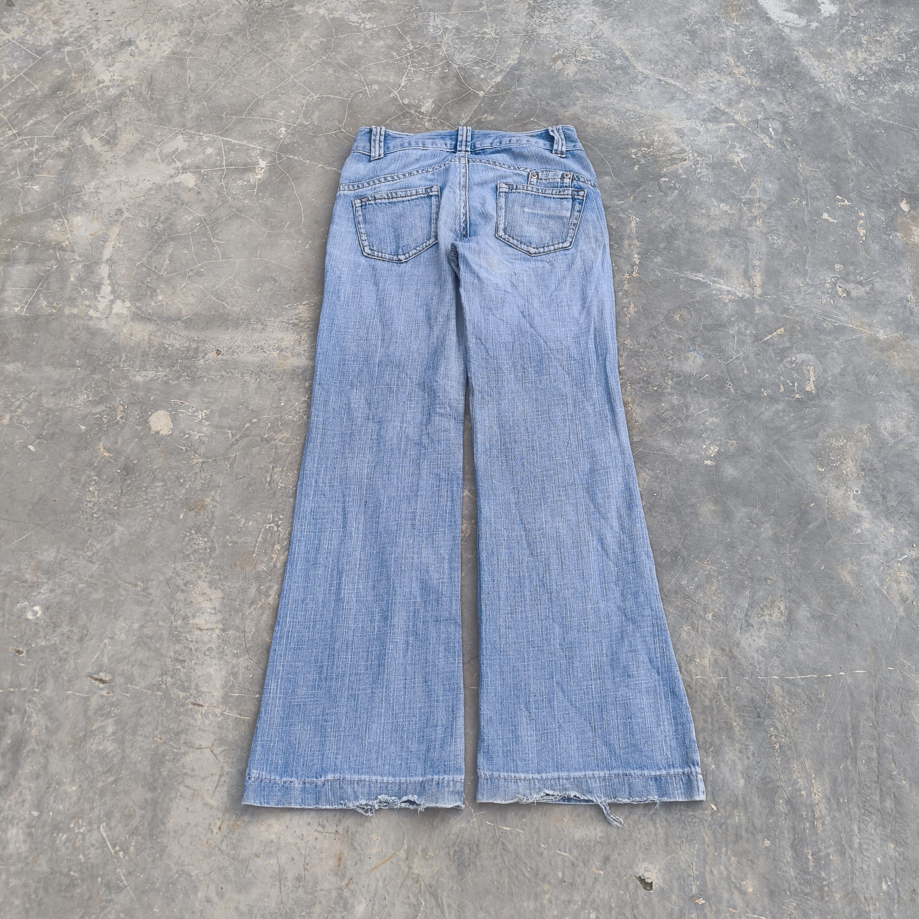 Japanese Brand Bootcut studded jeans camel road Size 28" / US 6 / IT 42 - 5 Thumbnail
