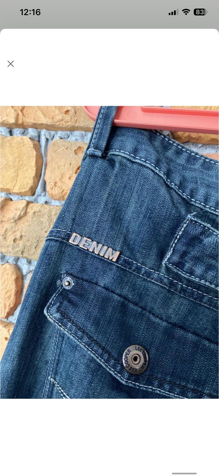Lee Vintage Lee Cooper Cargo Denim Jeans Size US 36 / EU 52 - 7 Thumbnail