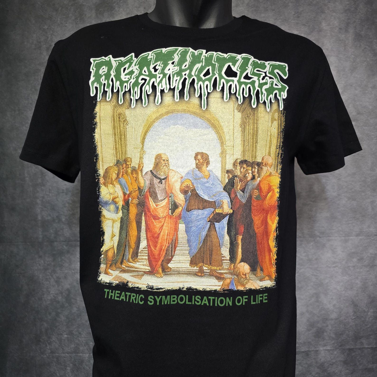 Gildan AGATHOCLES - Theatric Symbolisation of Life T-Shirt Size US M / EU 48-50 / 2 - 2 Thumbnail