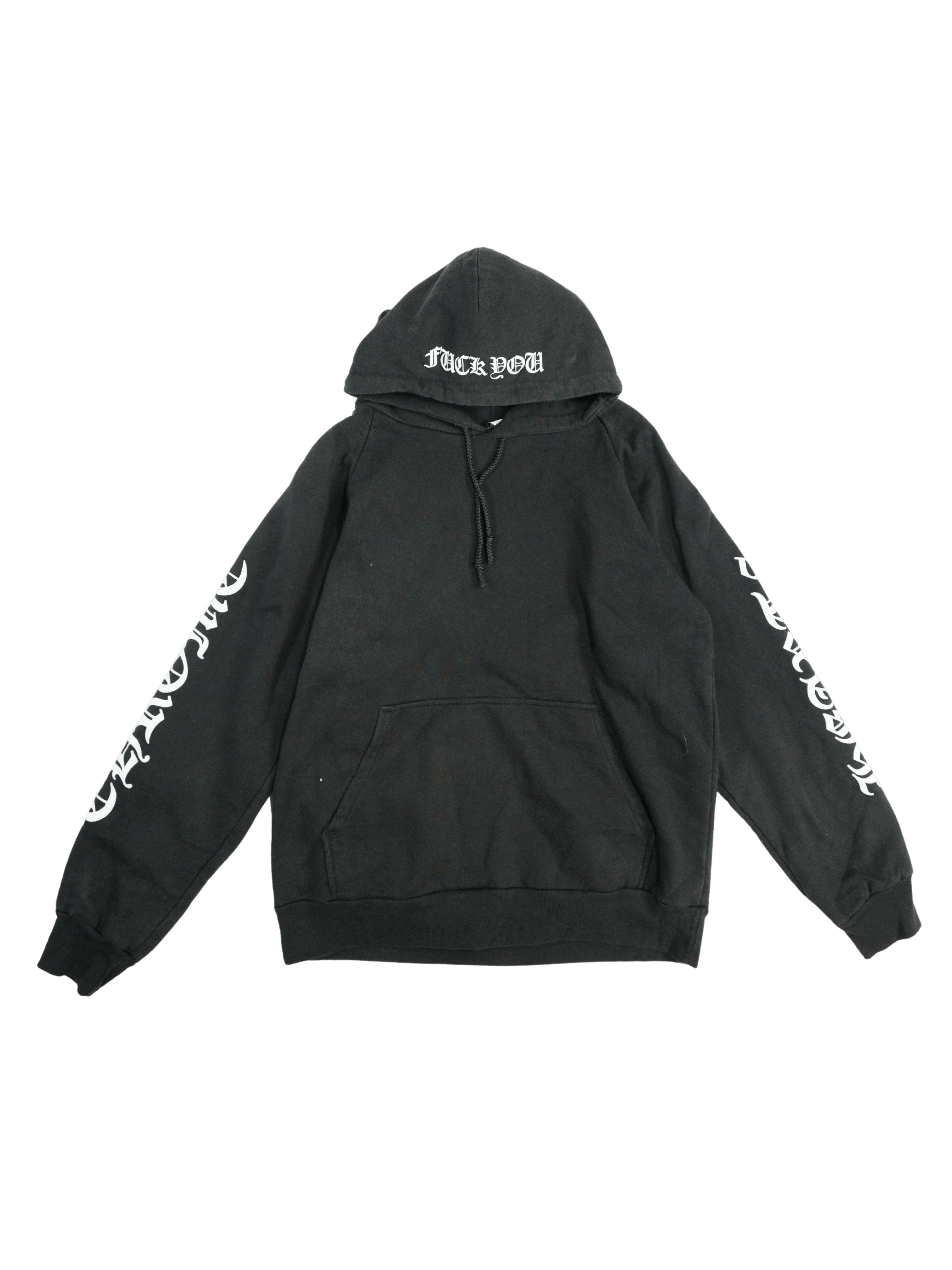 Chrome Hearts Chrome Hearts Vintage Fuck You Horseshoe Thermal Hoodie - M Size US M / EU 48-50 / 2 - 2 Thumbnail
