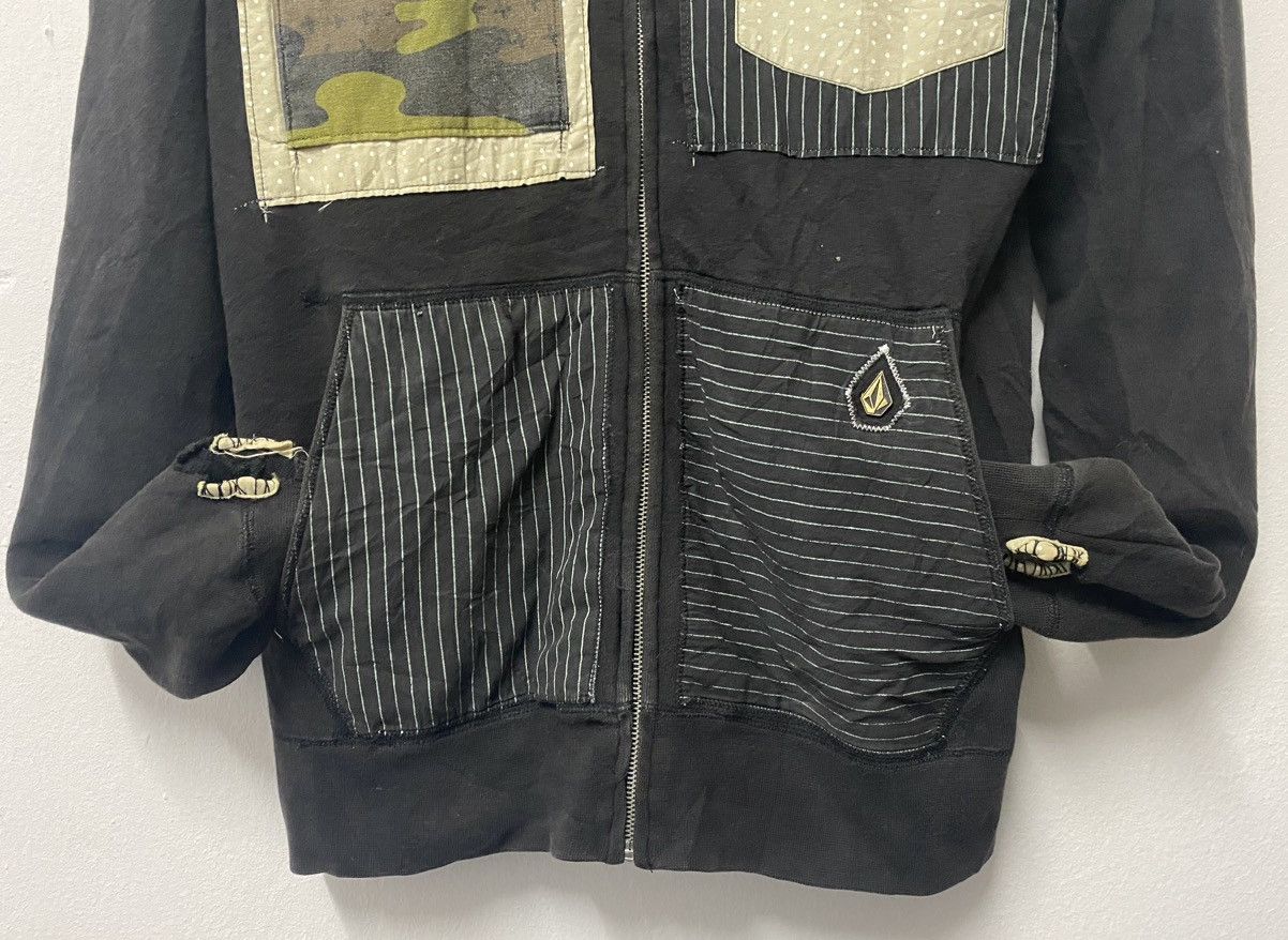 Vintage × Volcom Vintage Volcom Sticky Patchwork Hype Sweater Hoodie Size US M / EU 48-50 / 2 - 7 Thumbnail