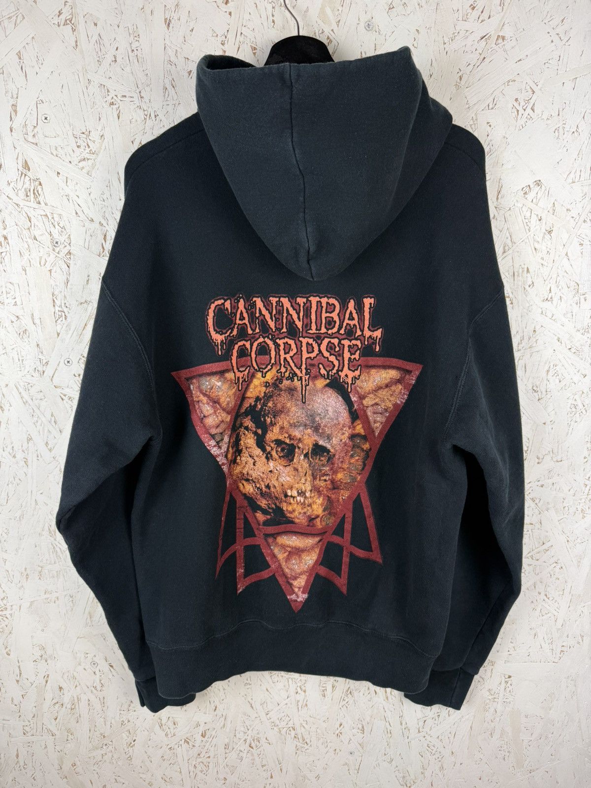 Band Tees 00s Cannibal Corpse 2002 Smashed Face Death Metal Hoodie XL Size US XL / EU 56 / 4 - 1 Thumbnail