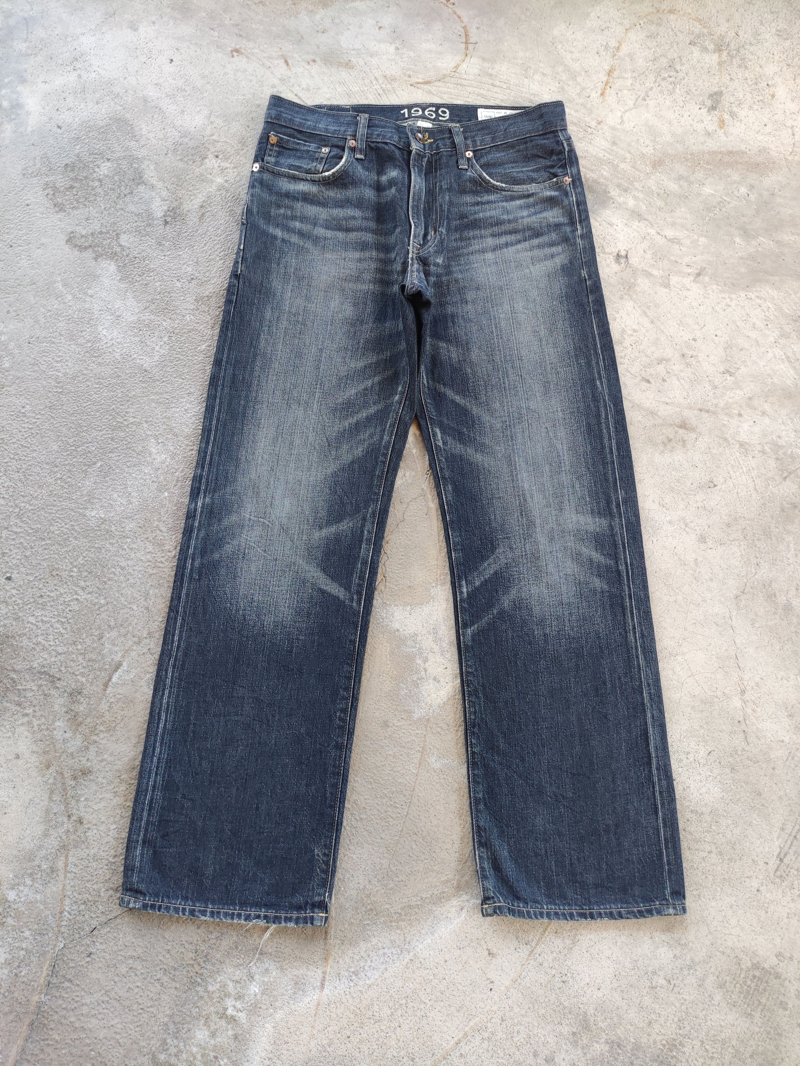 Gap Vintage Gap Jean Distressed Faded Denim Pants Size US 32 / EU 48 - 1 Thumbnail