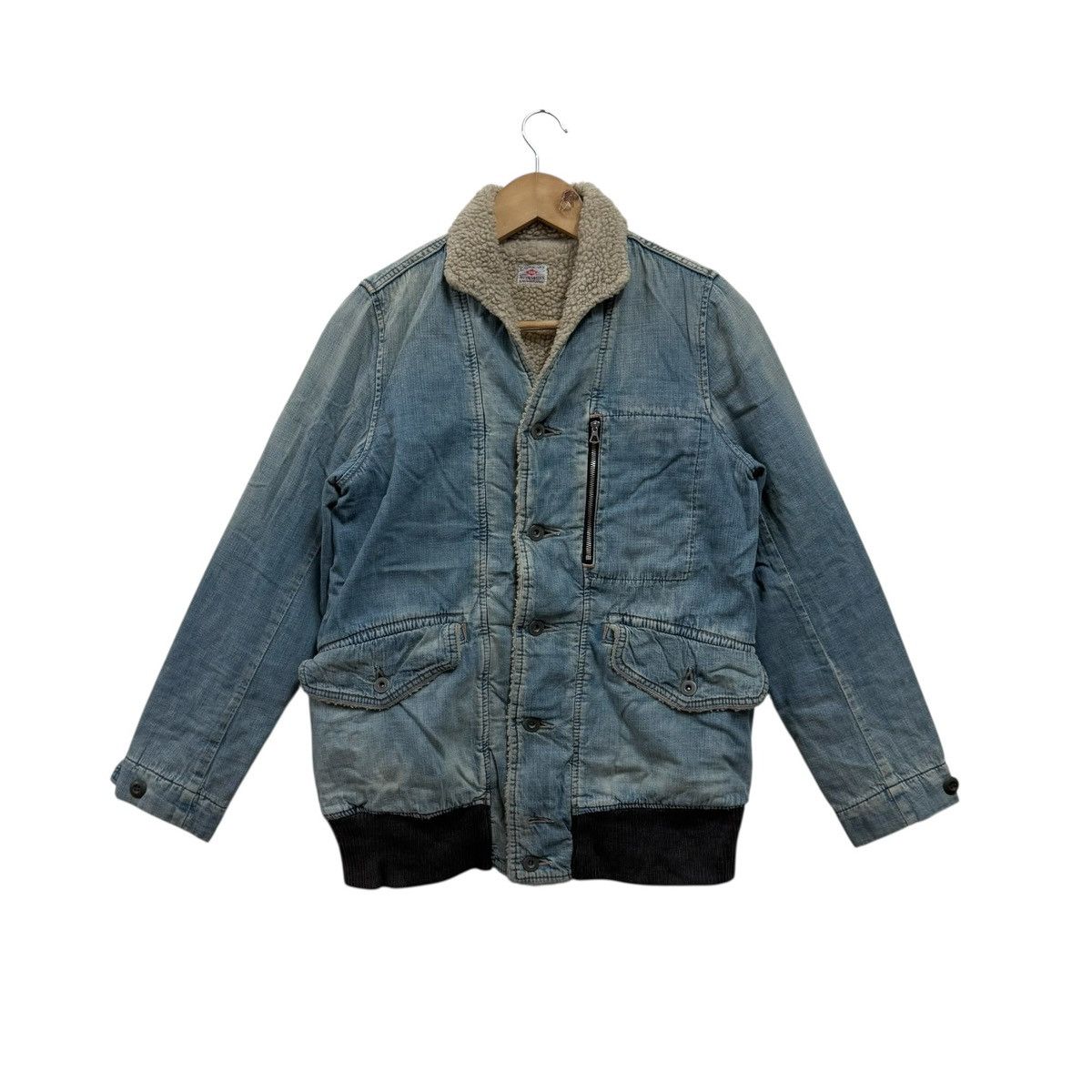 Hysteric Glamour RNA Denim Jacket Shearling Japanese Brand Size US M / EU 48-50 / 2 - 1 Thumbnail