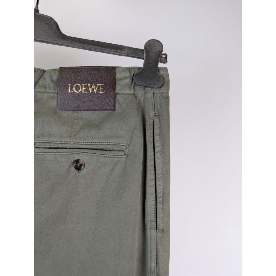 Loewe o1rshd1 Belted Trousers in Khaki Size US 32 / EU 48 - 14 Thumbnail