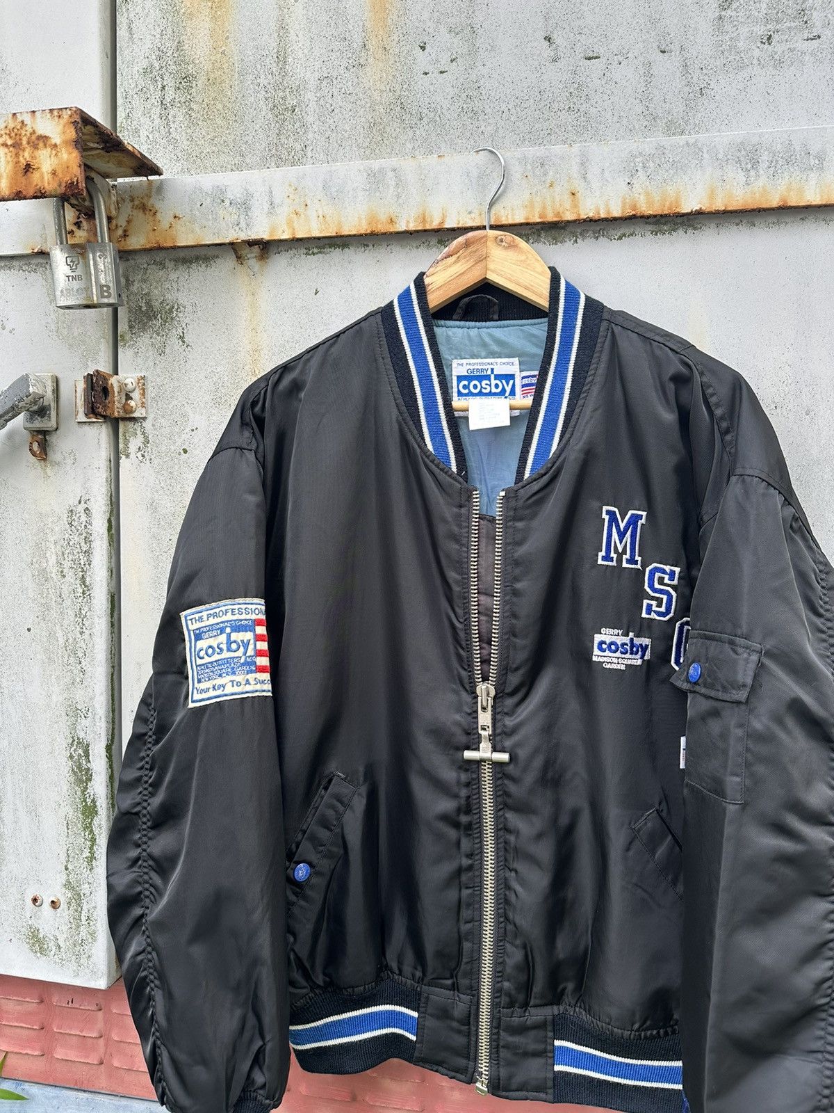 Vintage 🪖Vintage GERRY COSBY MADISON SQUARE Bomber Jacket Size US L / EU 52-54 / 3 - 5 Thumbnail