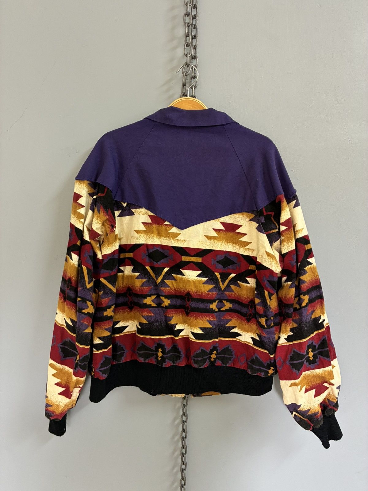 Vintage Vintage 80s Early Man Images Navajo Aztec motive jacket Size US L / EU 52-54 / 3 - 2 Thumbnail