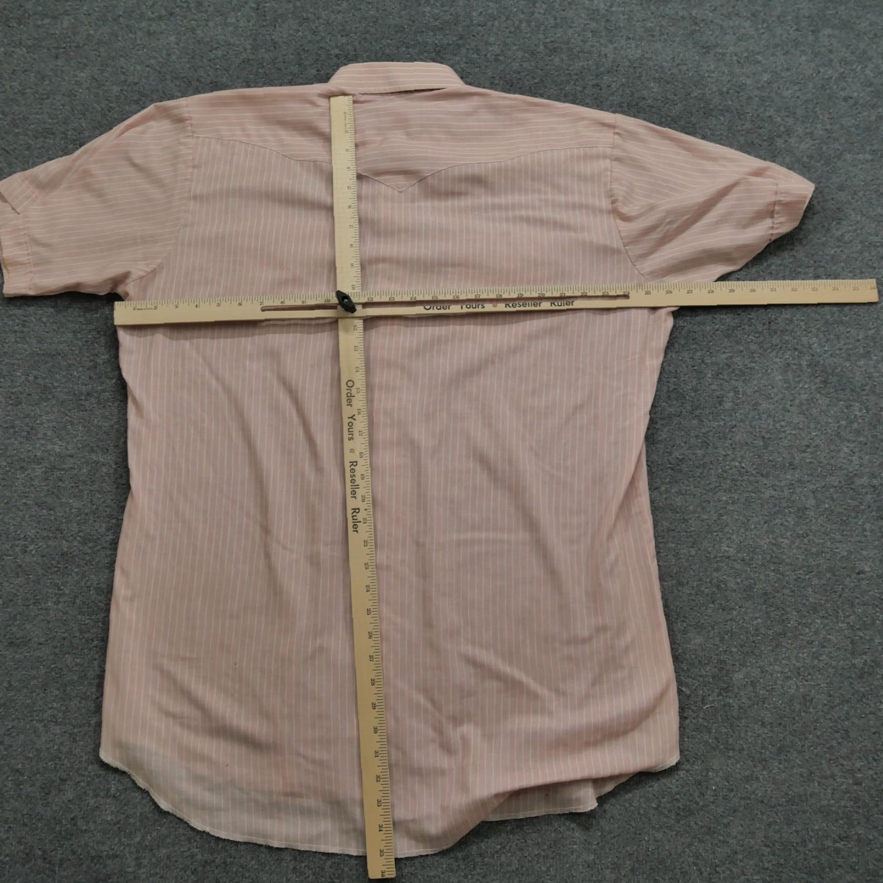 Vintage VINTAGE Panhandle Slim Shirt Mens 18 Pink Striped Pearl Snap Western Rodeo 90s Size US XXL / EU 58 / 5 - 7 Thumbnail
