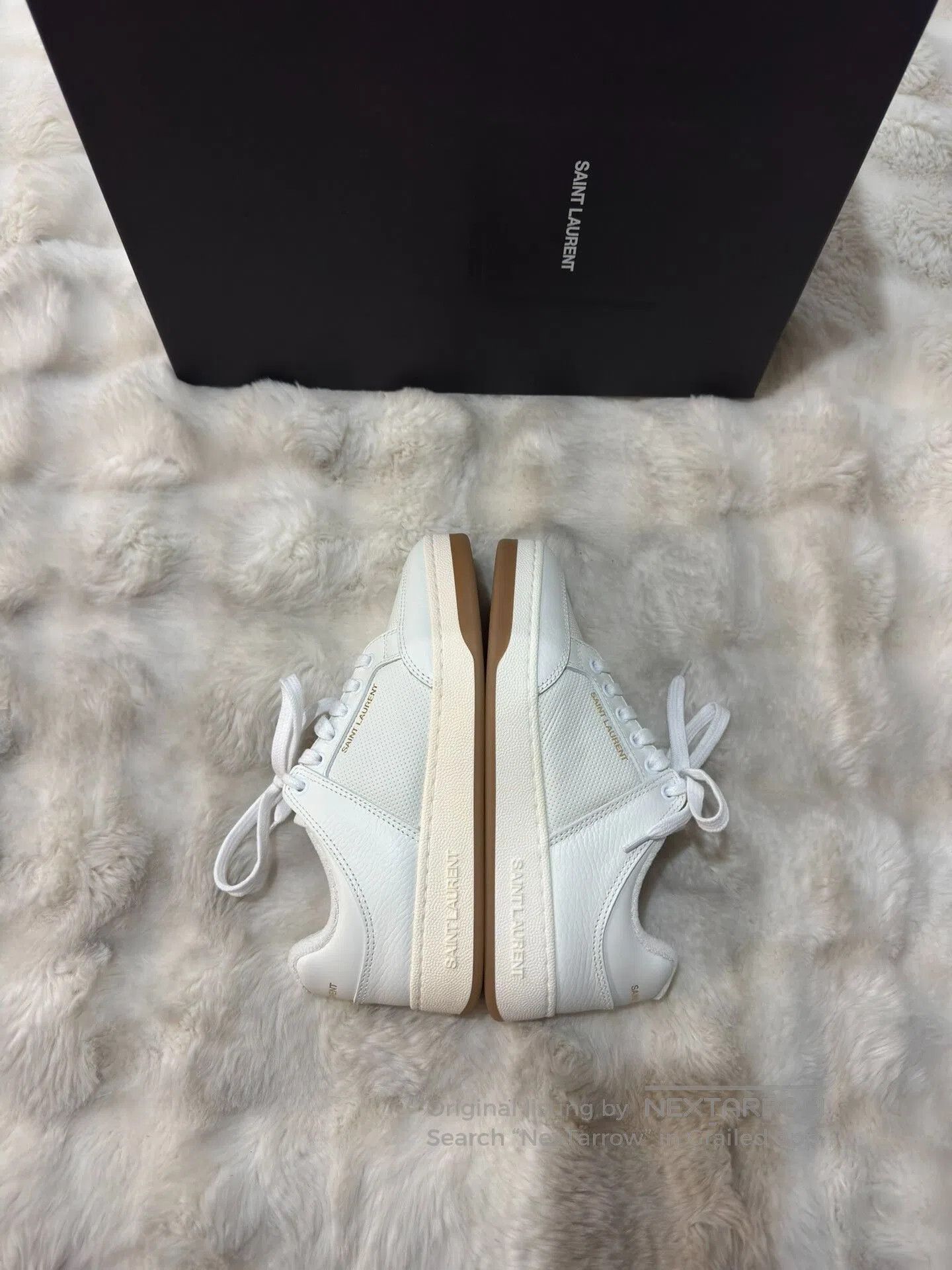 Saint Laurent Paris Saint Laurent SL61 Women's White Sneakers. Size US 6.5 / IT 36.5 - 7 Thumbnail