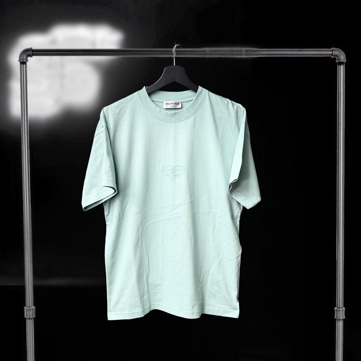 Balenciaga Balenciaga BB Paris Icon Aqua T-Shirt Size US M / EU 48-50 / 2 - 1 Thumbnail