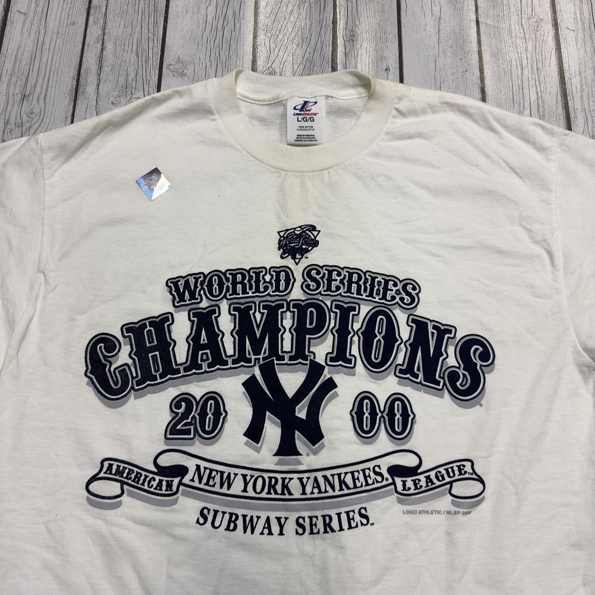 Logo Athletic × New York Yankees × Vintage Vintage 2000 World Series Champions tee Size US L / EU 52-54 / 3 - 3 Thumbnail