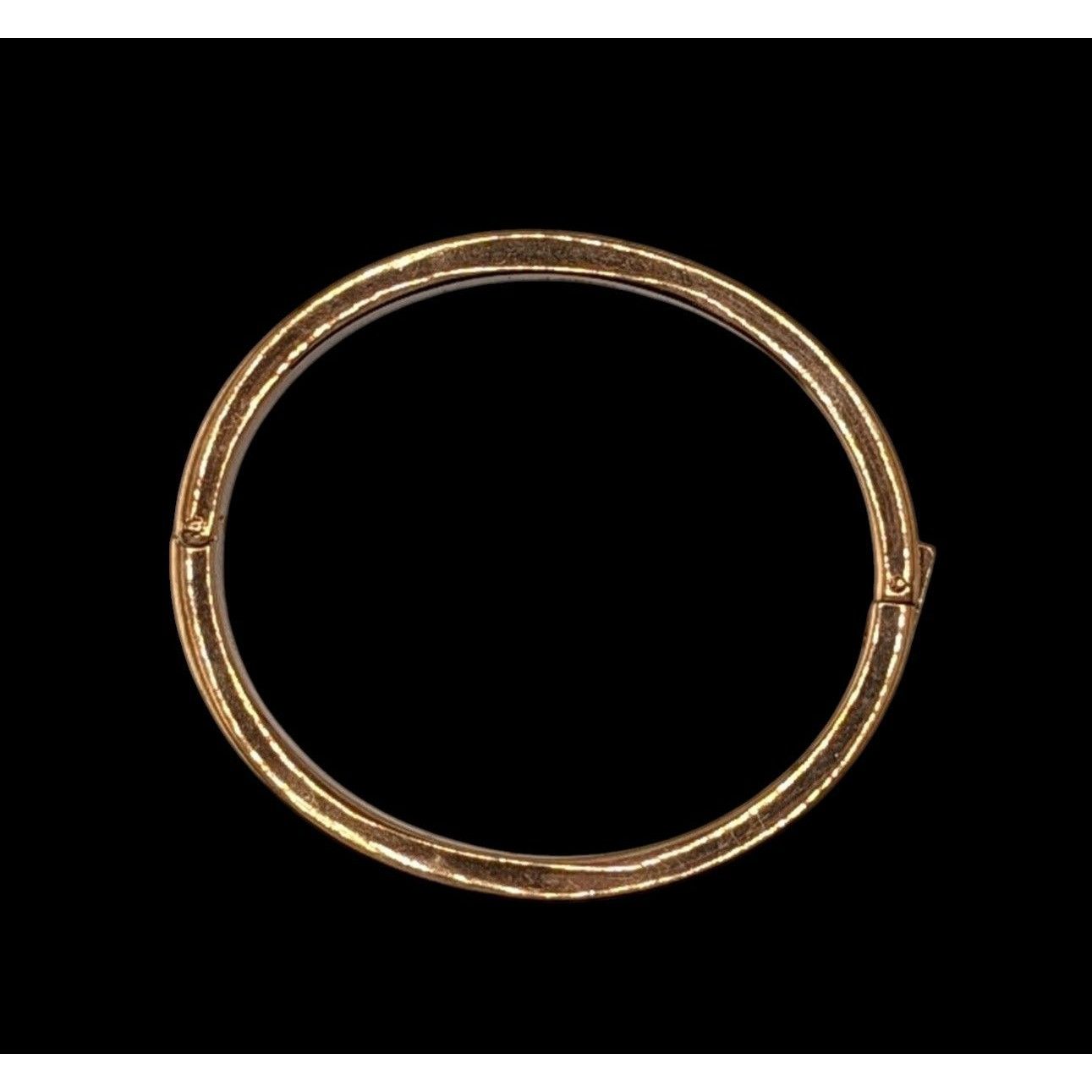 J.Crew J.Crew Preppy Gold-Tone Hinged Bangle Bracelet Size ONE SIZE - 3 Thumbnail