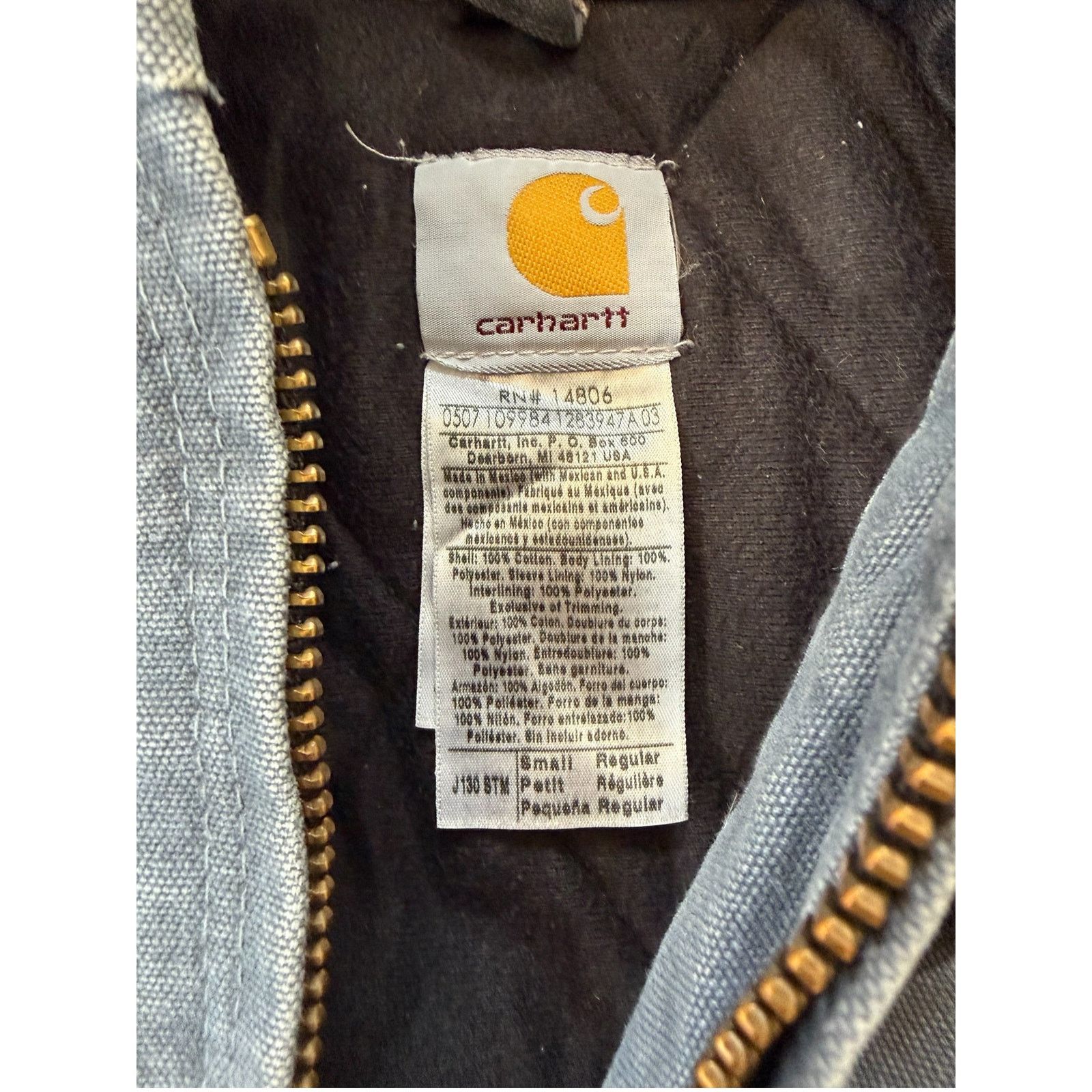 Carhartt SLATE BLUE HOODED ACTIVE CARHARTT SMALL Size US S / EU 44-46 / 1 - 4 Thumbnail