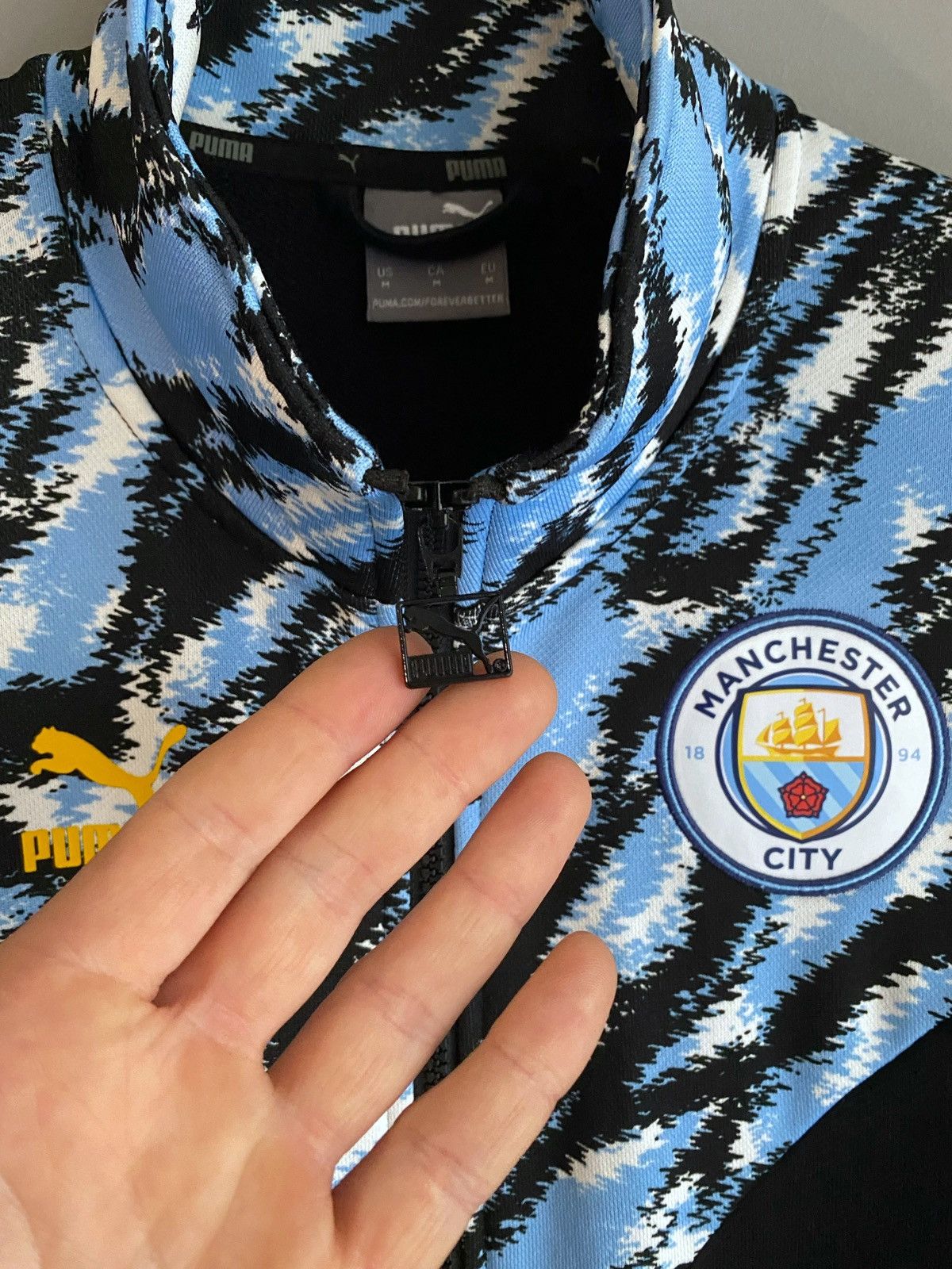 Puma Puma FC Manchester City Men's Soccer Track Jacket, Size M Size US M / EU 48-50 / 2 - 8 Thumbnail