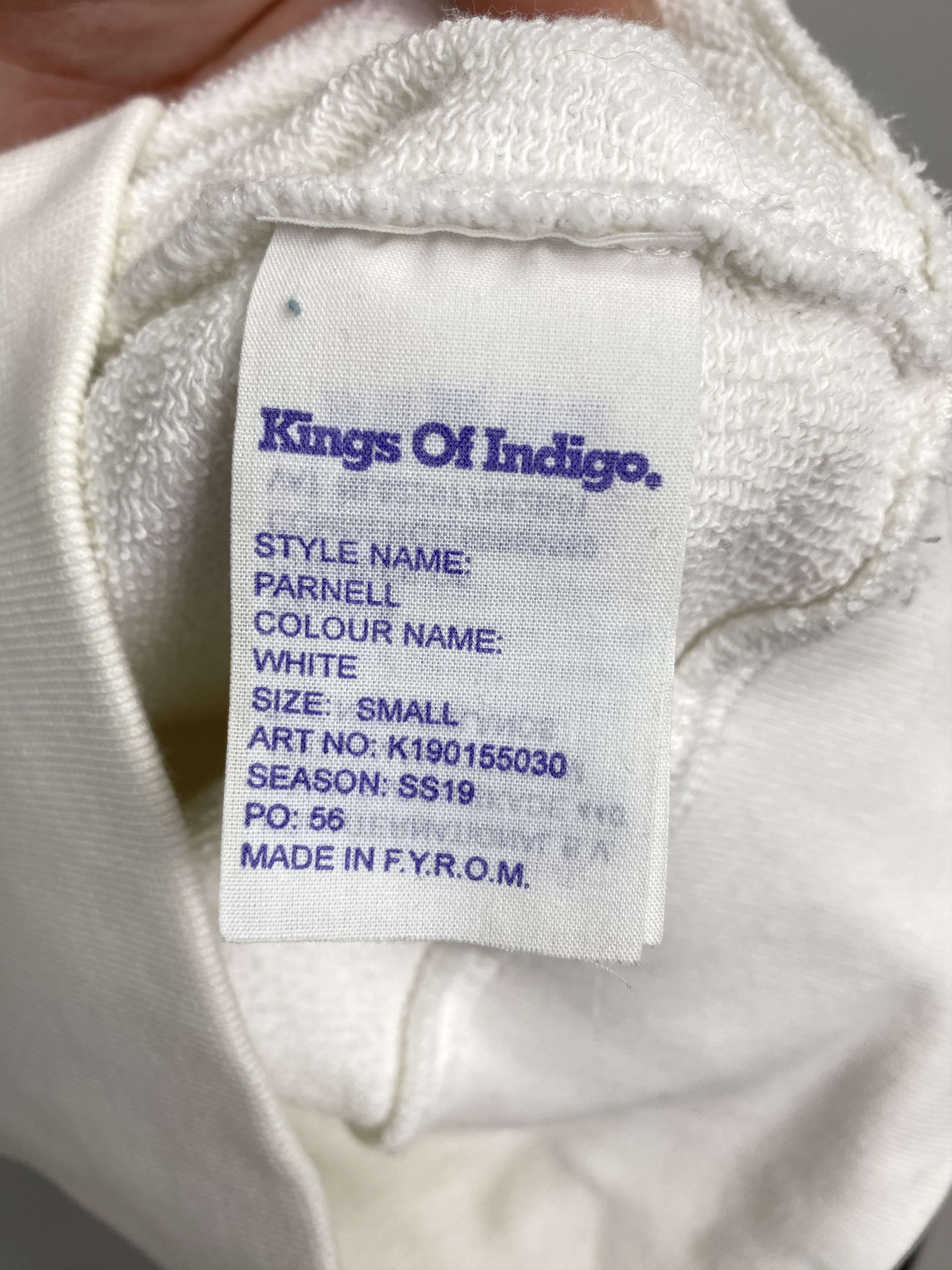 Kings Of Indigo K.O.I. King of Indigo Parnell Logo Sweatshirt Size US S / EU 44-46 / 1 - 7 Thumbnail