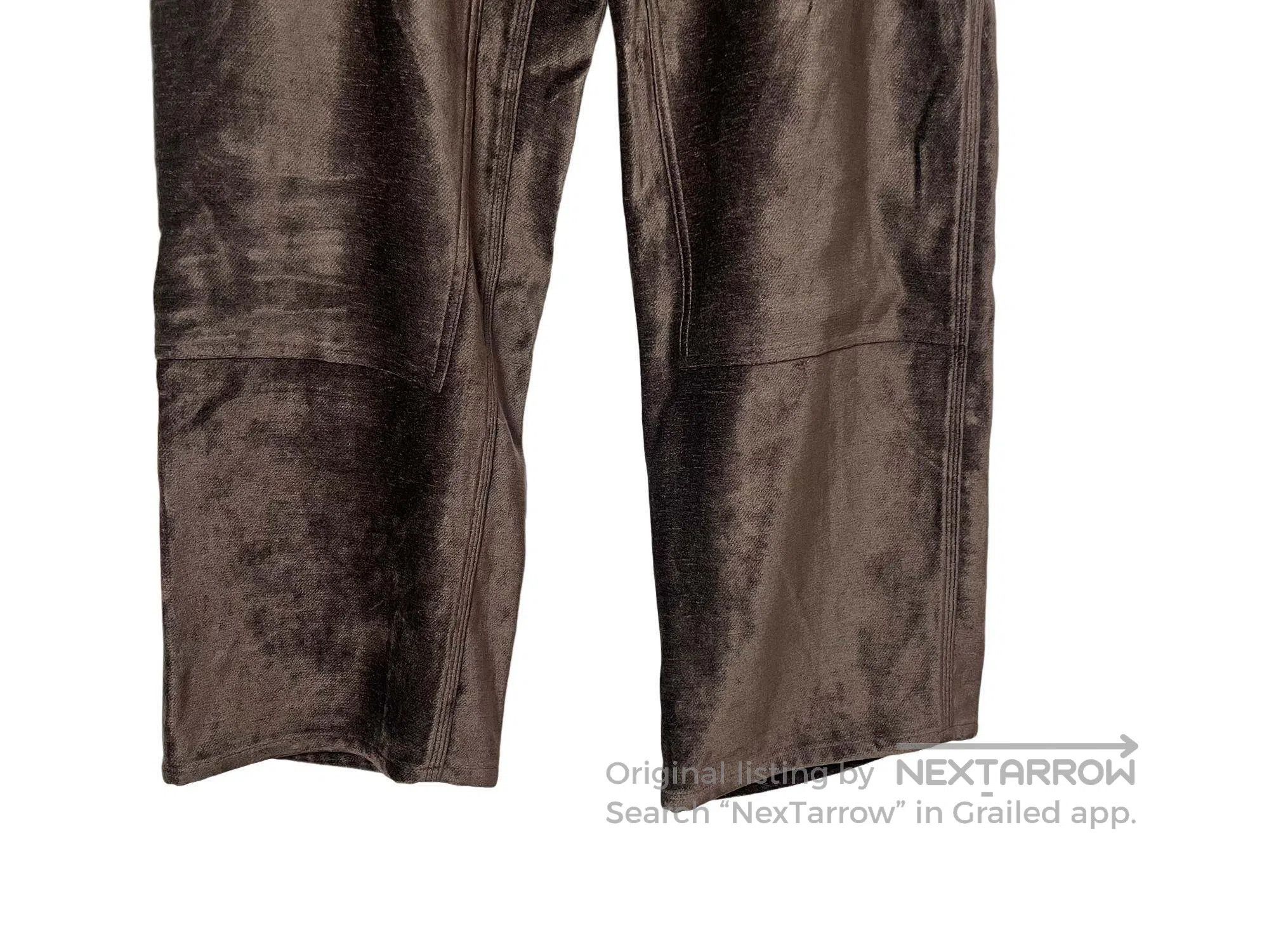 4SDESIGNS 4SDESIGNS Velvet Knee Lumberjack Wide Leg Work Pants Size US 34 / EU 50 - 4 Thumbnail