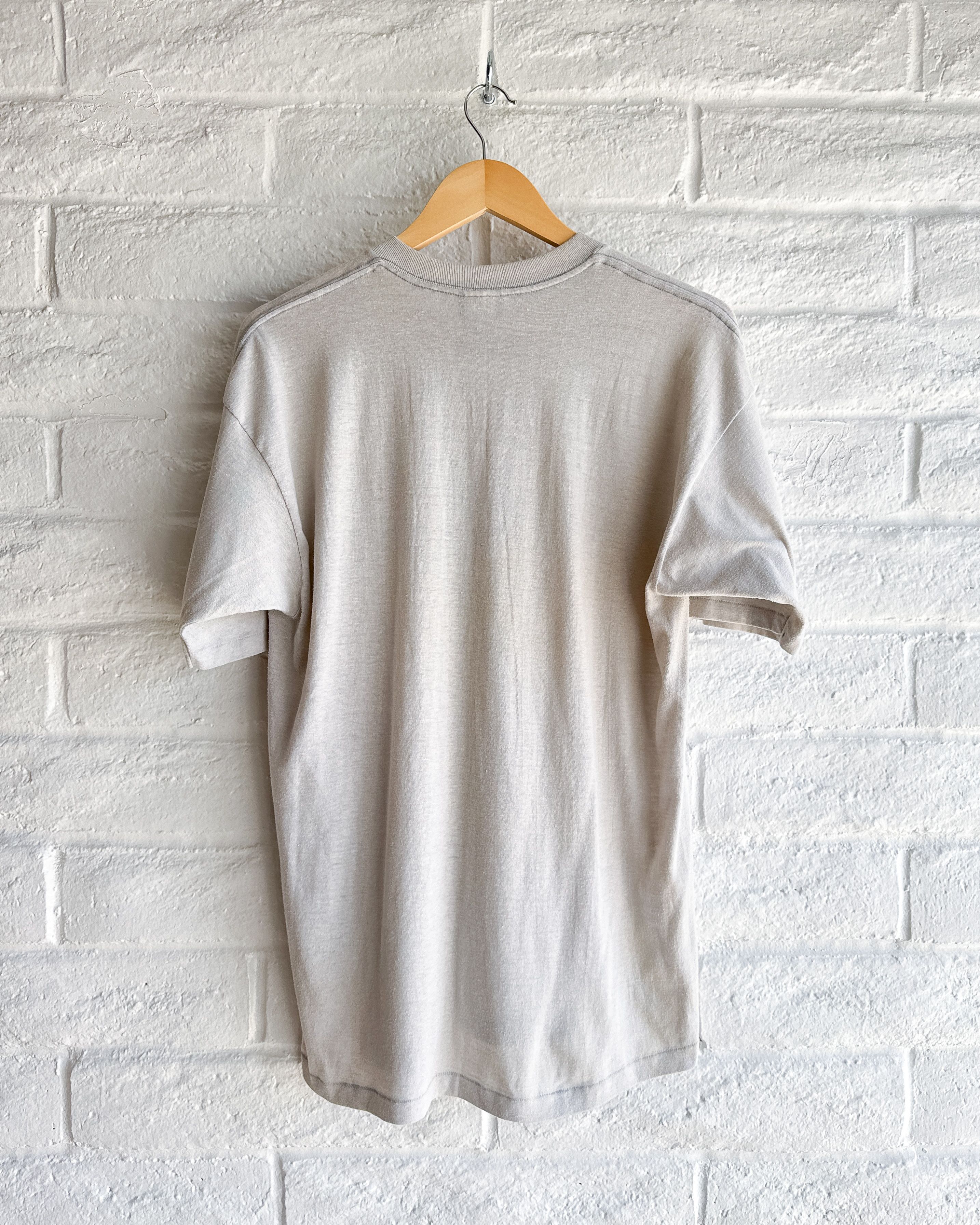 Spalding Vintage 1980s Spalding Sportswear T Shirt Gray Single Stitch Size US L / EU 52-54 / 3 - 5 Thumbnail