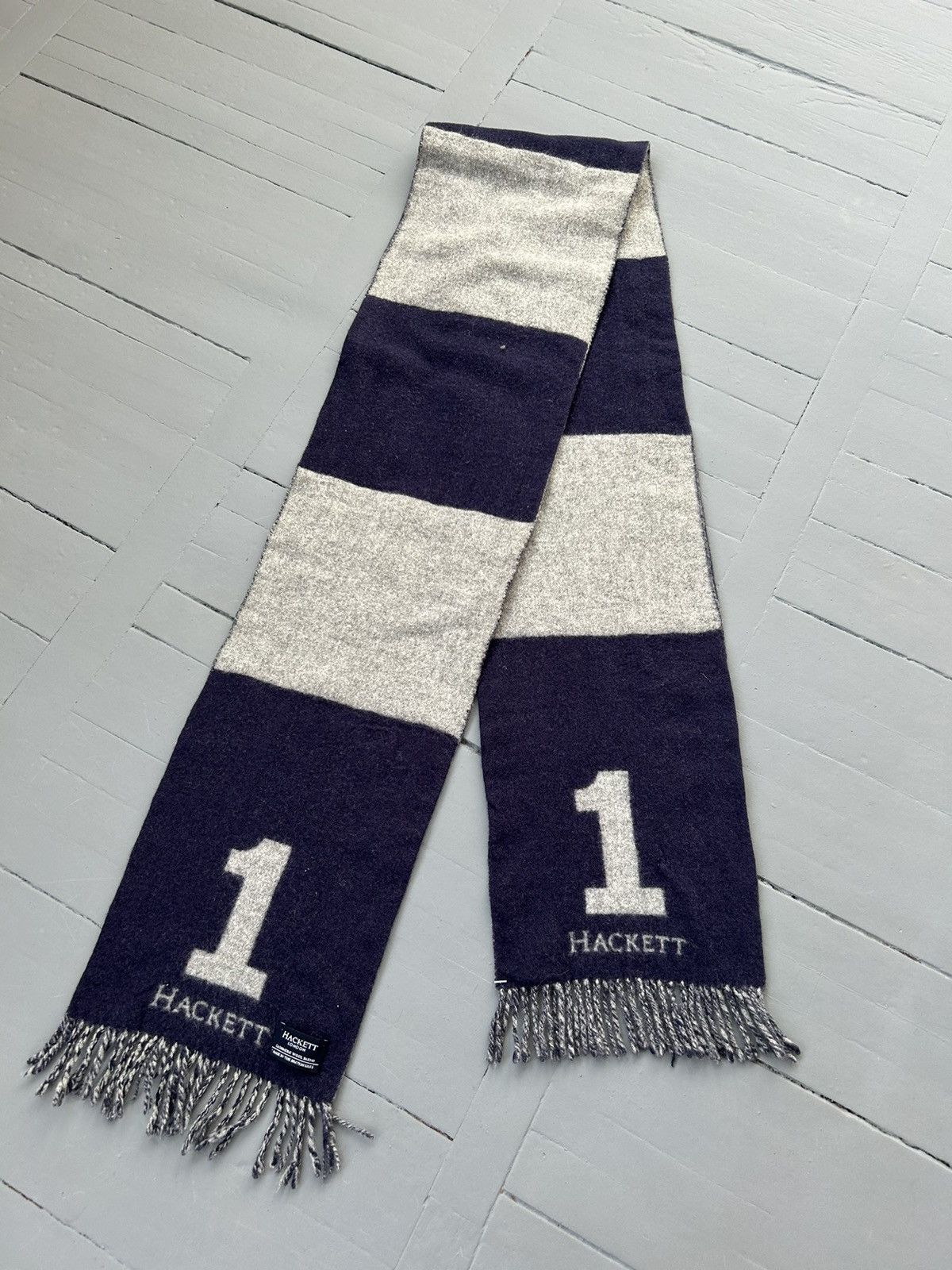 Hackett Hackett cashmere wool blend scarf Size ONE SIZE - 3 Thumbnail