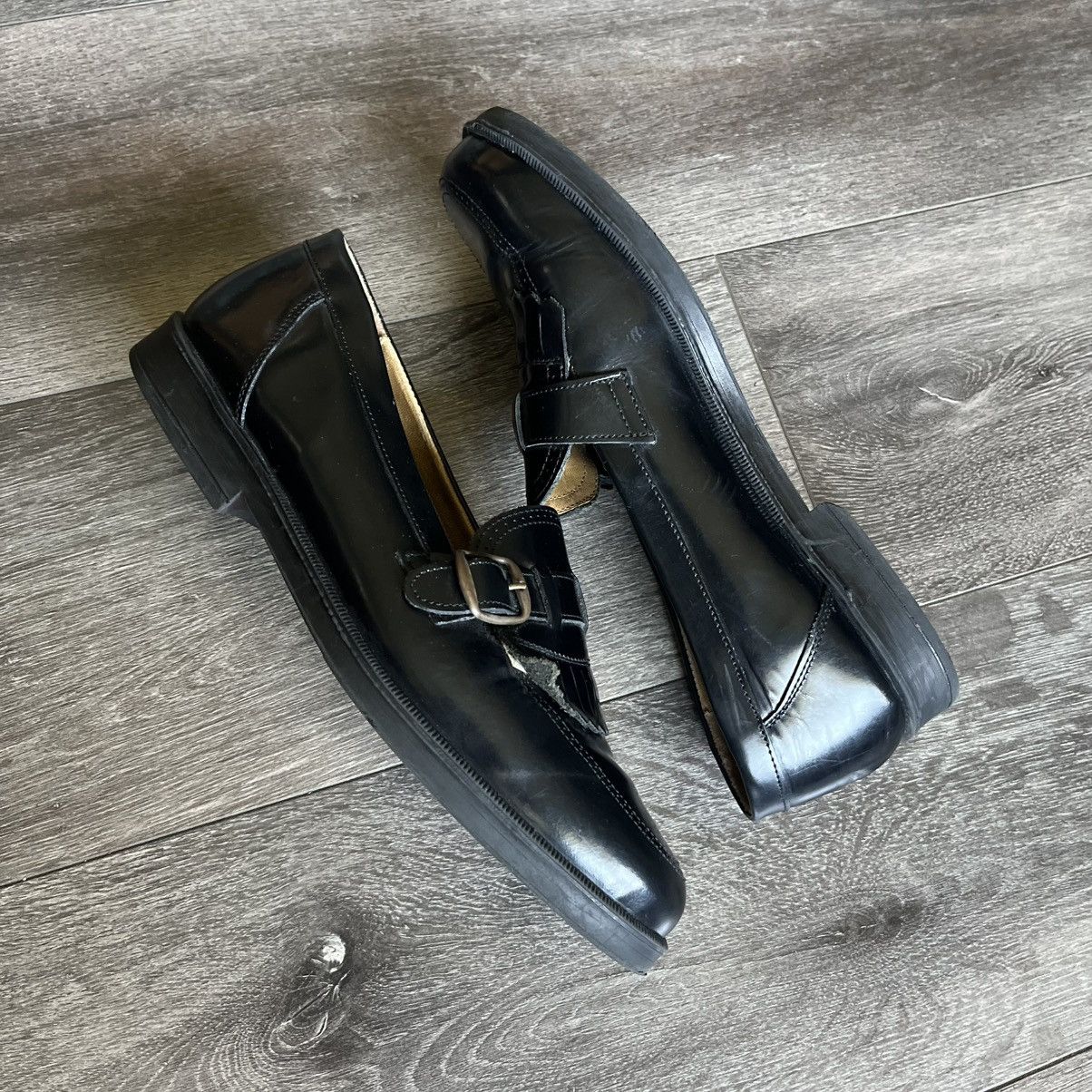 Vintage Vintage 1980s Scott David Tassel Leather Loafers Shoes Black Size US 6 / IT 36 - 2 Thumbnail