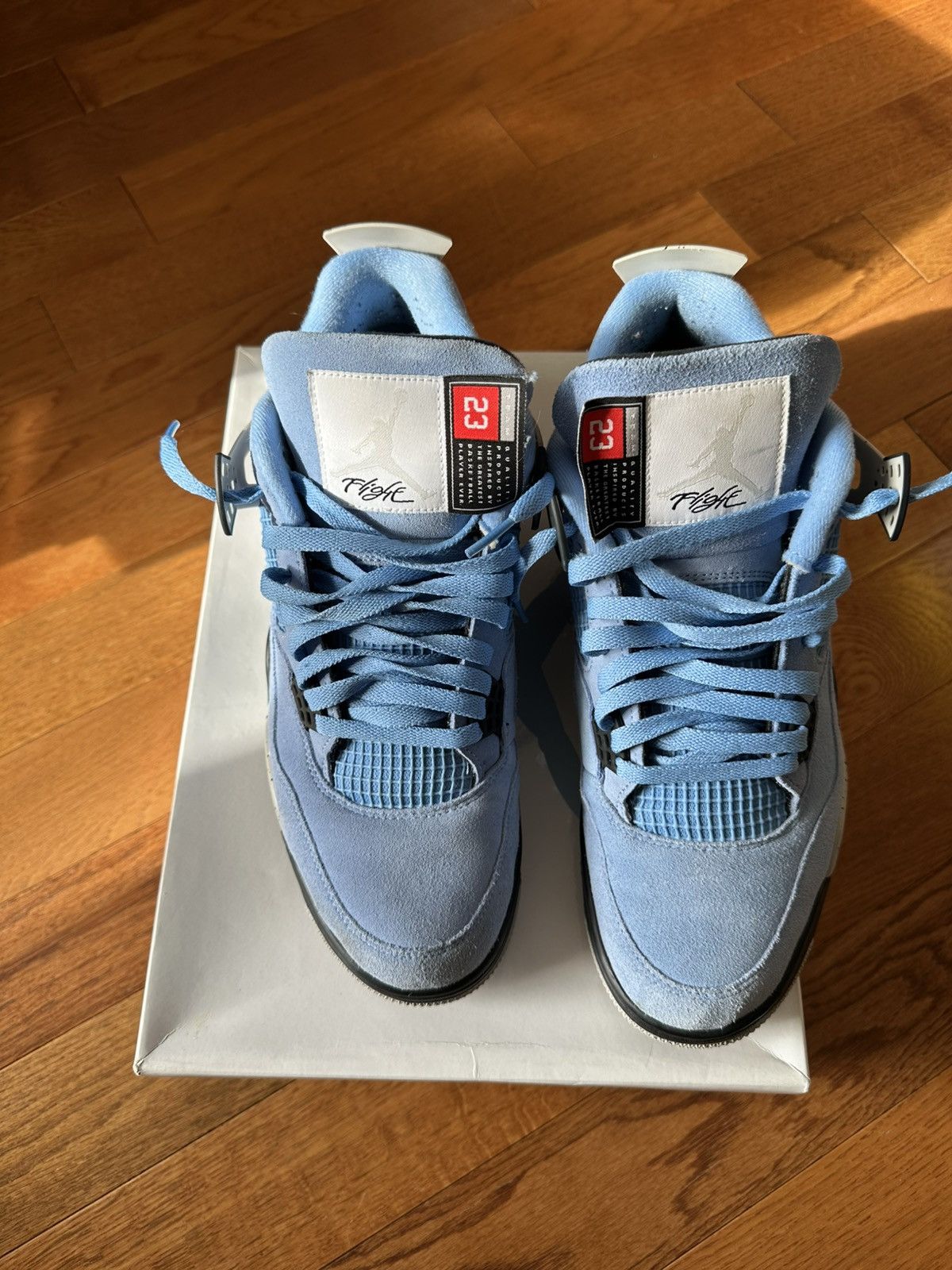 Jordan Brand × Nike Air Jordan 4 University Blue Size US 12 / EU 45 - 3 Thumbnail