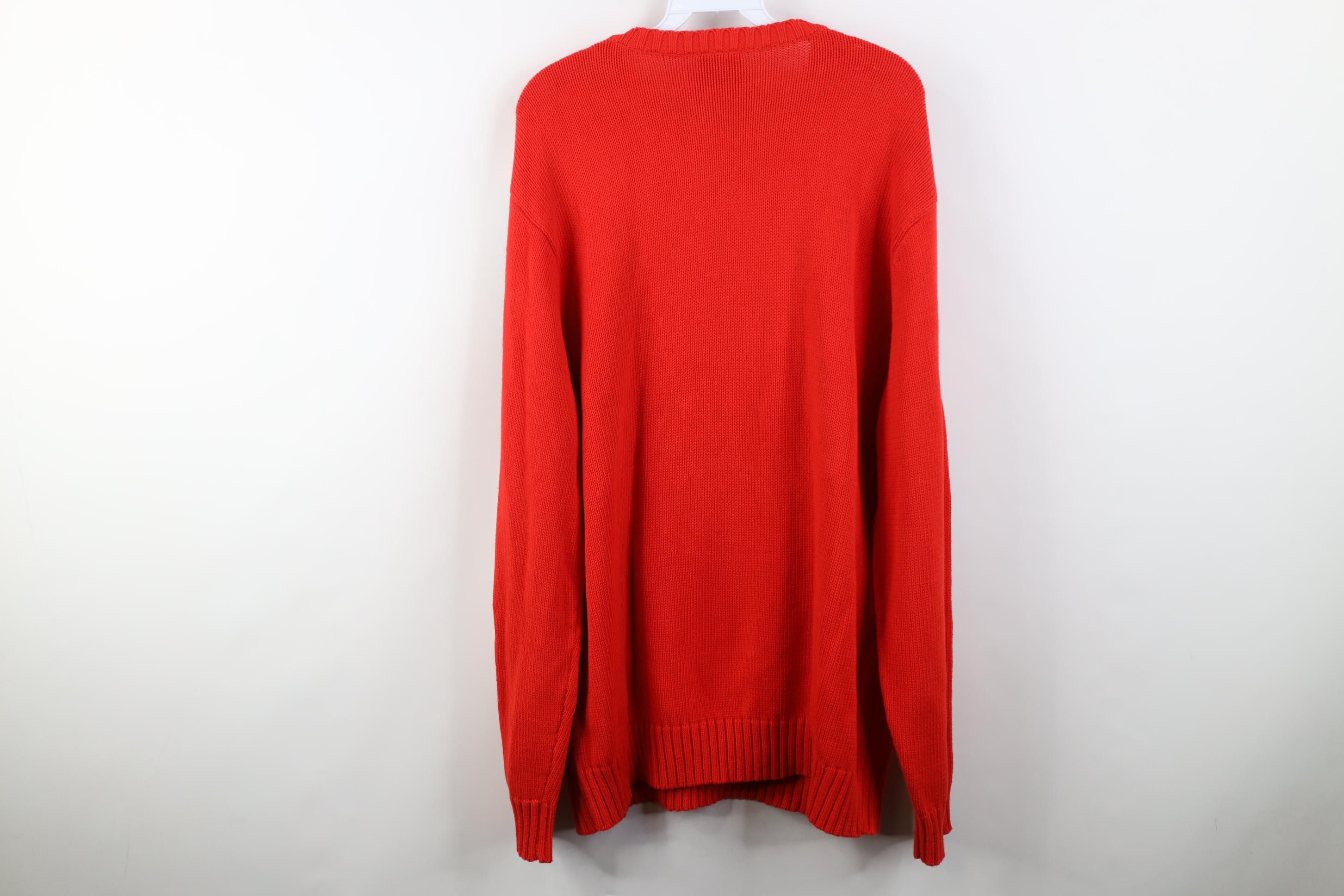 Polo Ralph Lauren Deadstock Vintage 90s Ralph Lauren Cotton Crewneck Sweater Size US XL / EU 56 / 4 - 9 Thumbnail