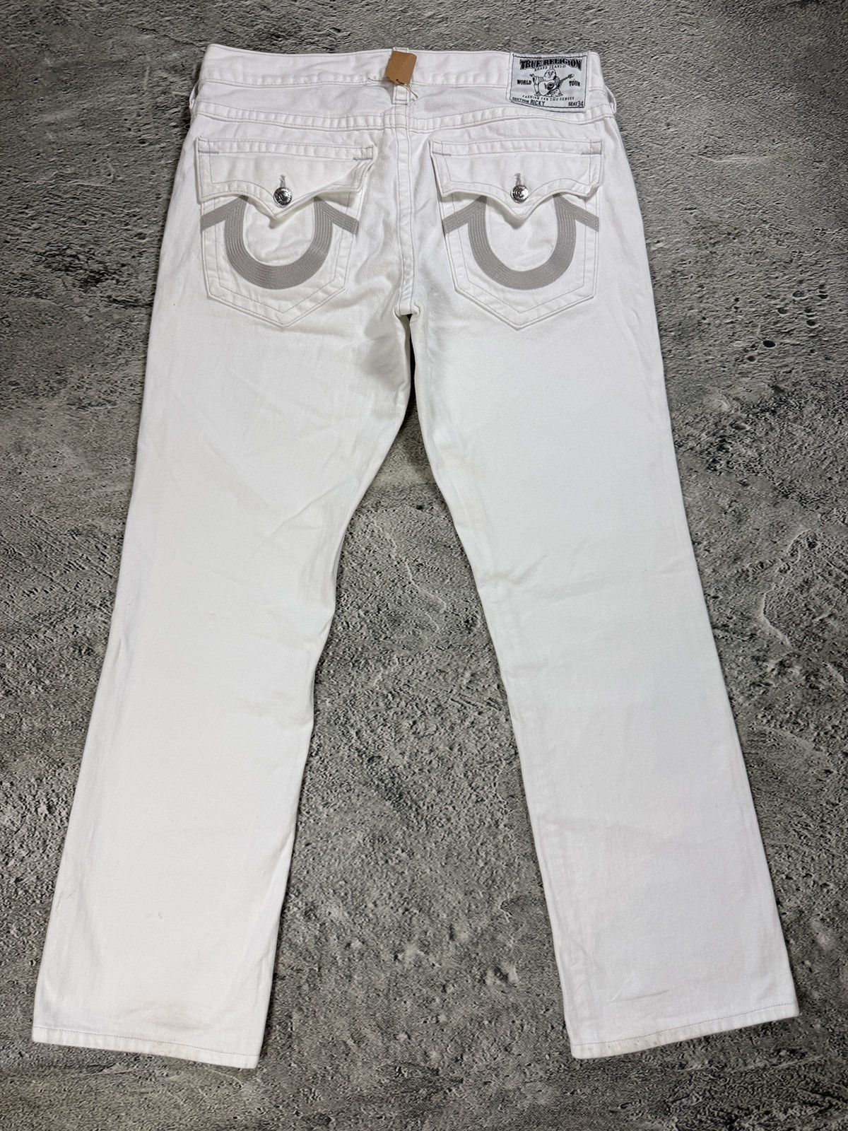 True Religion True Religion vintage white jeans Ricky Size US 36 / EU 52 - 1 Thumbnail