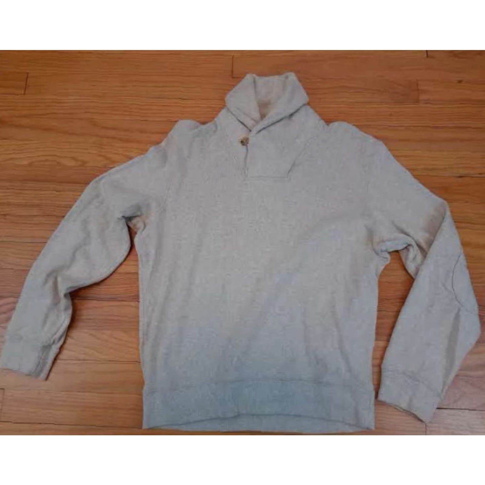 Ralph Lauren VINTAGE Ralph Lauren Polo Golf Cotton Alpaca Shawl Neck Sweater Medium Ivory Men Pullover Polo Golf Linen? Size US M / EU 48-50 / 2 - 6 Thumbnail