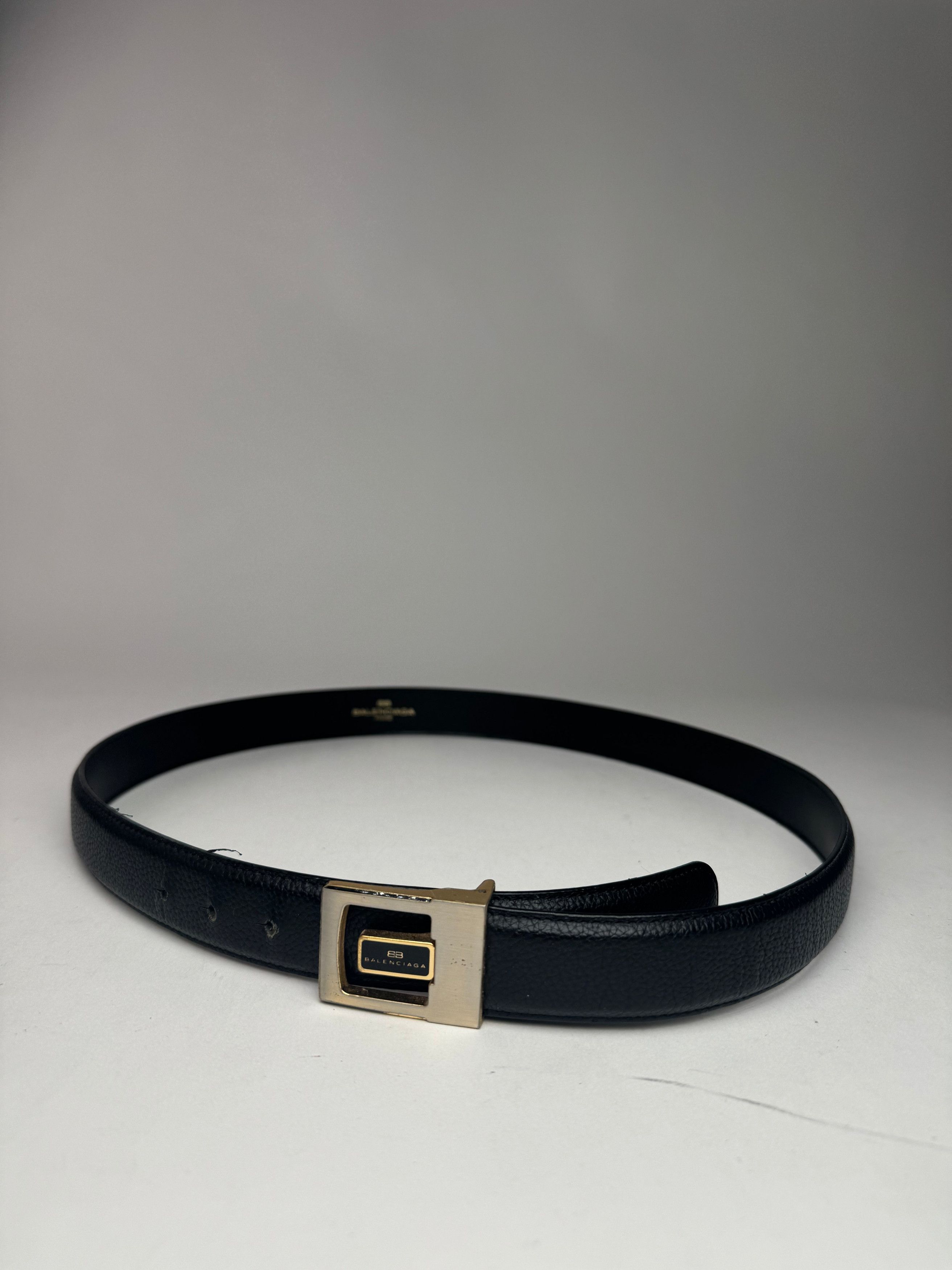 Balenciaga Vintage leather belt black Size ONE SIZE - 1 Thumbnail