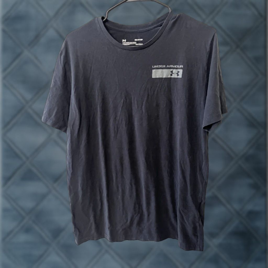 Under Armour Under Armour HeatGear Graphic T-Shirt Men Small Black Logo Regular Fit Size US S / EU 44-46 / 1 - 1 Thumbnail