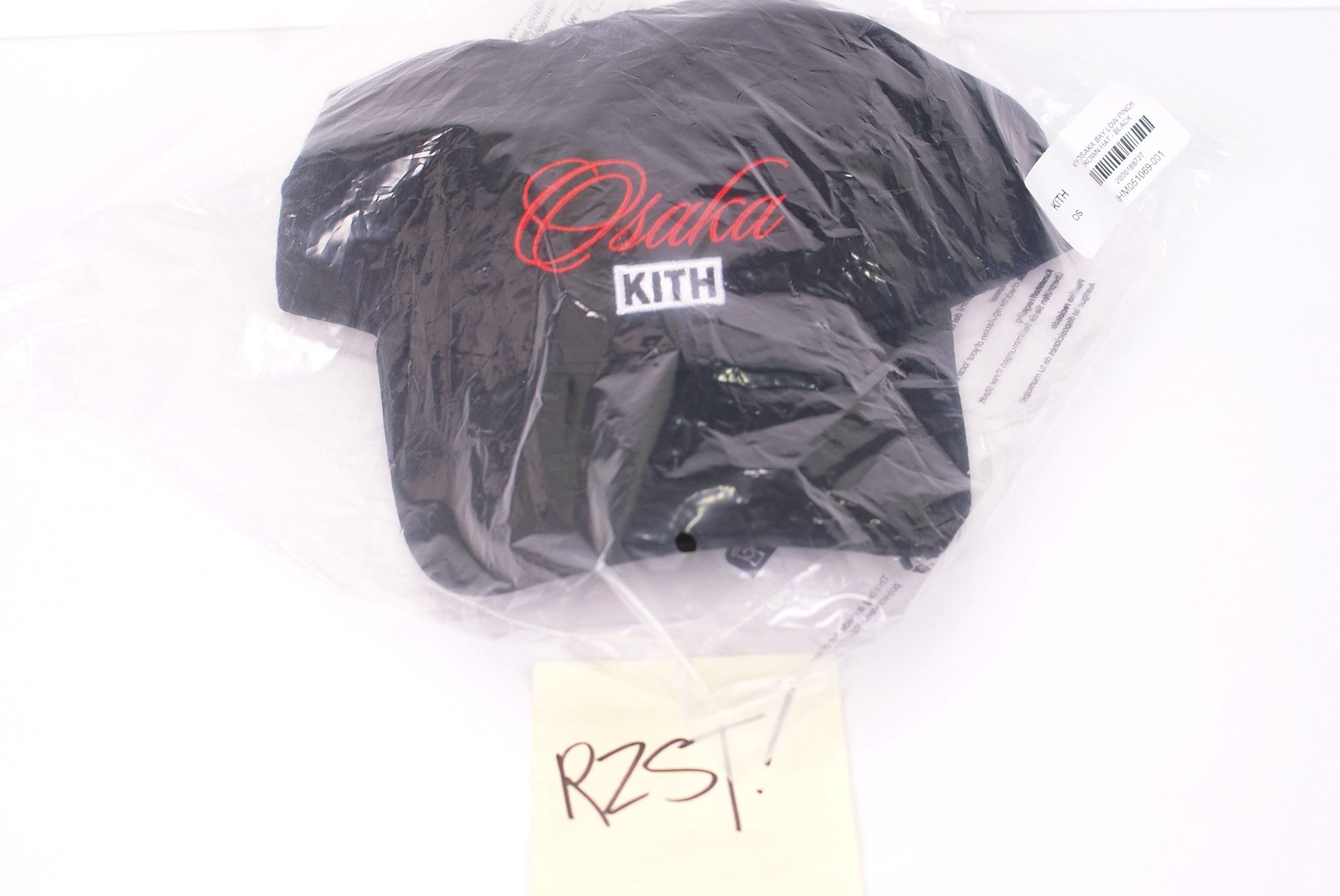 Kith 2025 KITH OSAKA BAY Low Pinch Crown Cap Snapback Black Red Size ONE SIZE - 3 Thumbnail