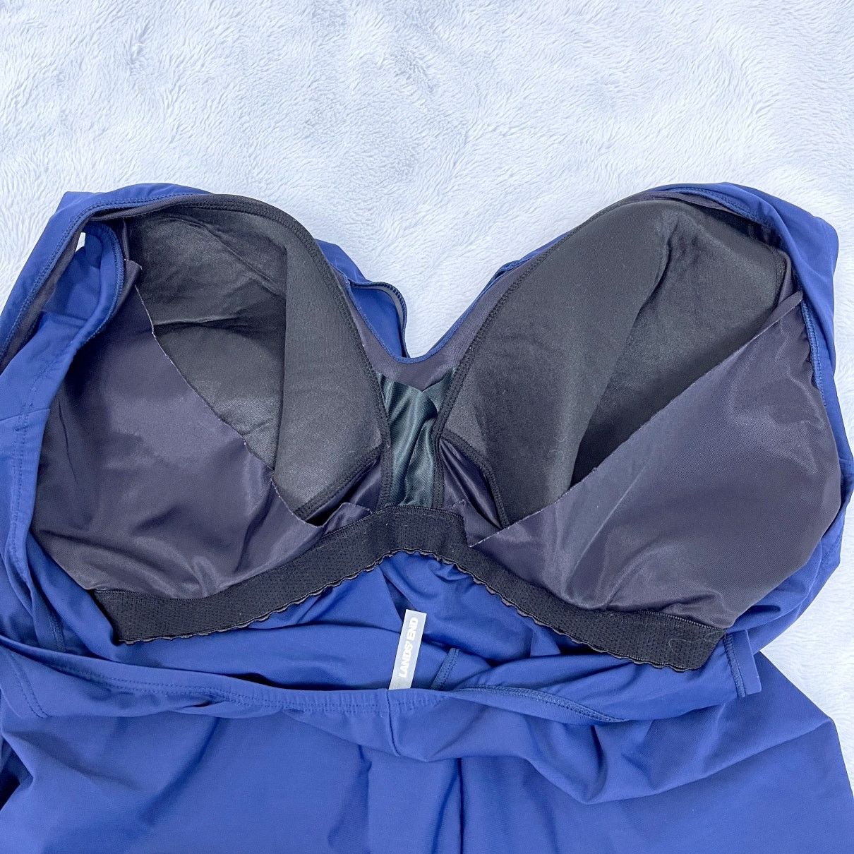 Lands' End Lands End SlenderSuit Tummy Control Wrap Swimsuit Blue 22W Size 3XL / US 20-22 - 6 Thumbnail