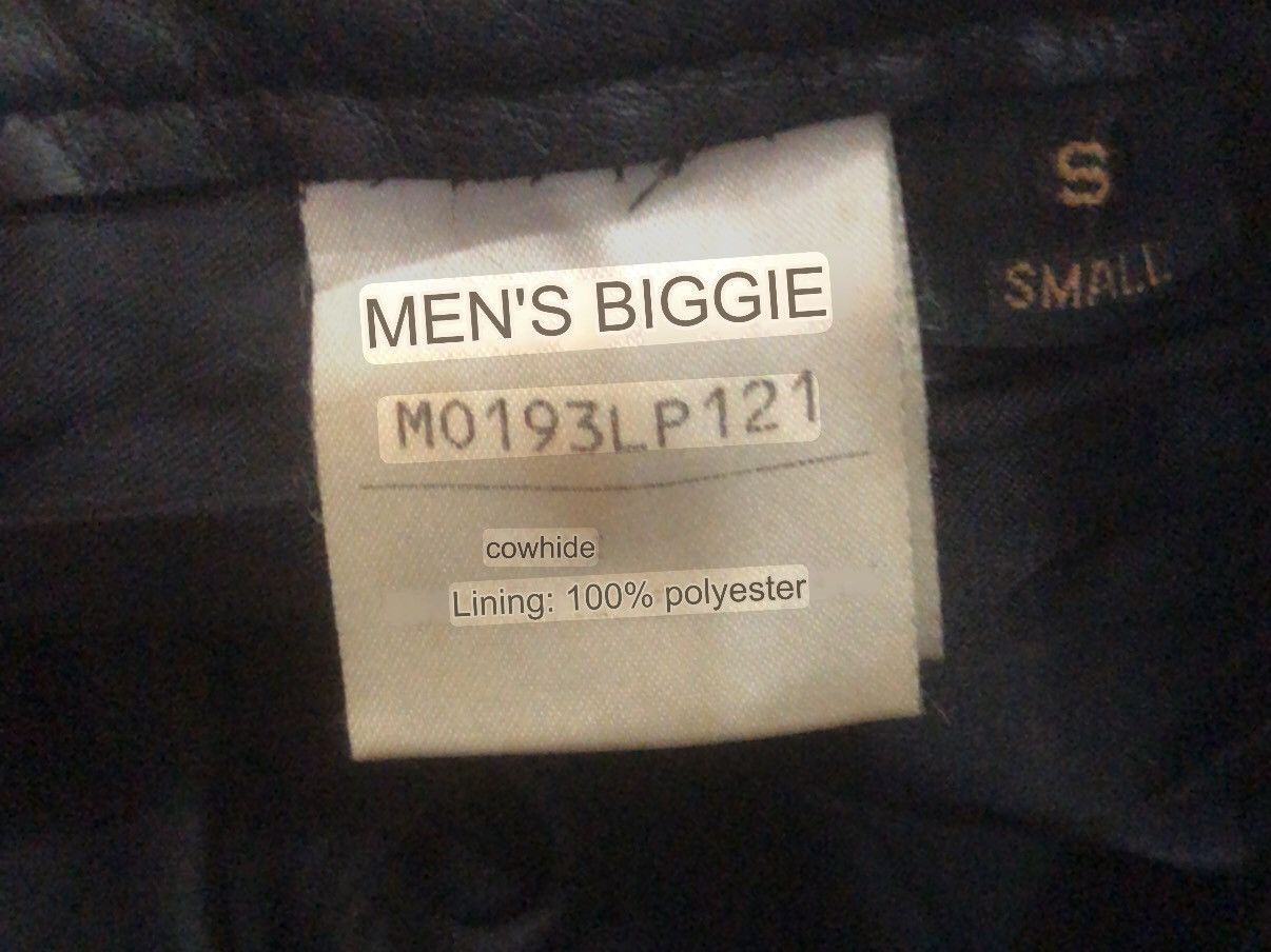BIGI × Leather Men’s Bigi Cowhide Leather Pants Size US 27 - 8 Thumbnail
