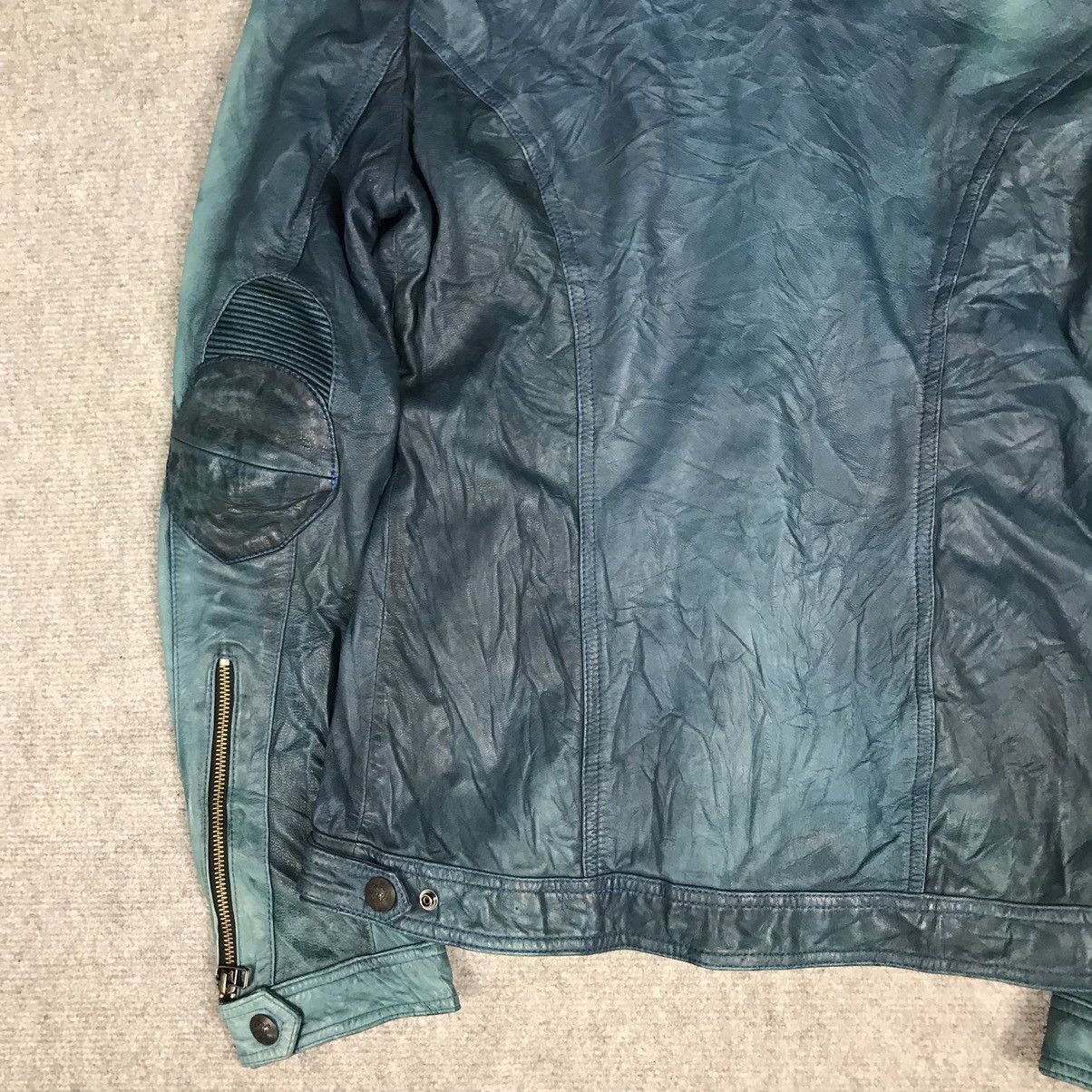 14th Addiction 14th Addiction Ifsixwasnine Style Leather Faded Jacket Size US S / EU 44-46 / 1 - 11 Thumbnail