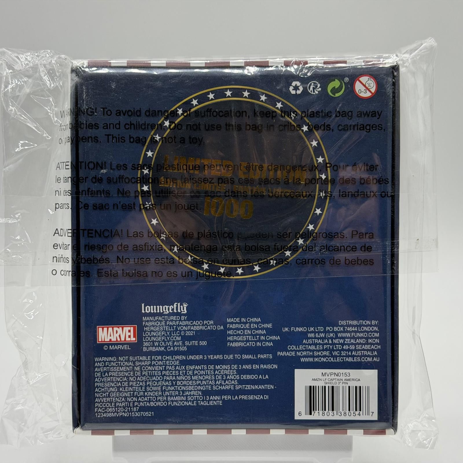 Other Loungefly Disney Marvel Avengers - Captain America Shield Size ONE SIZE - 2 Thumbnail